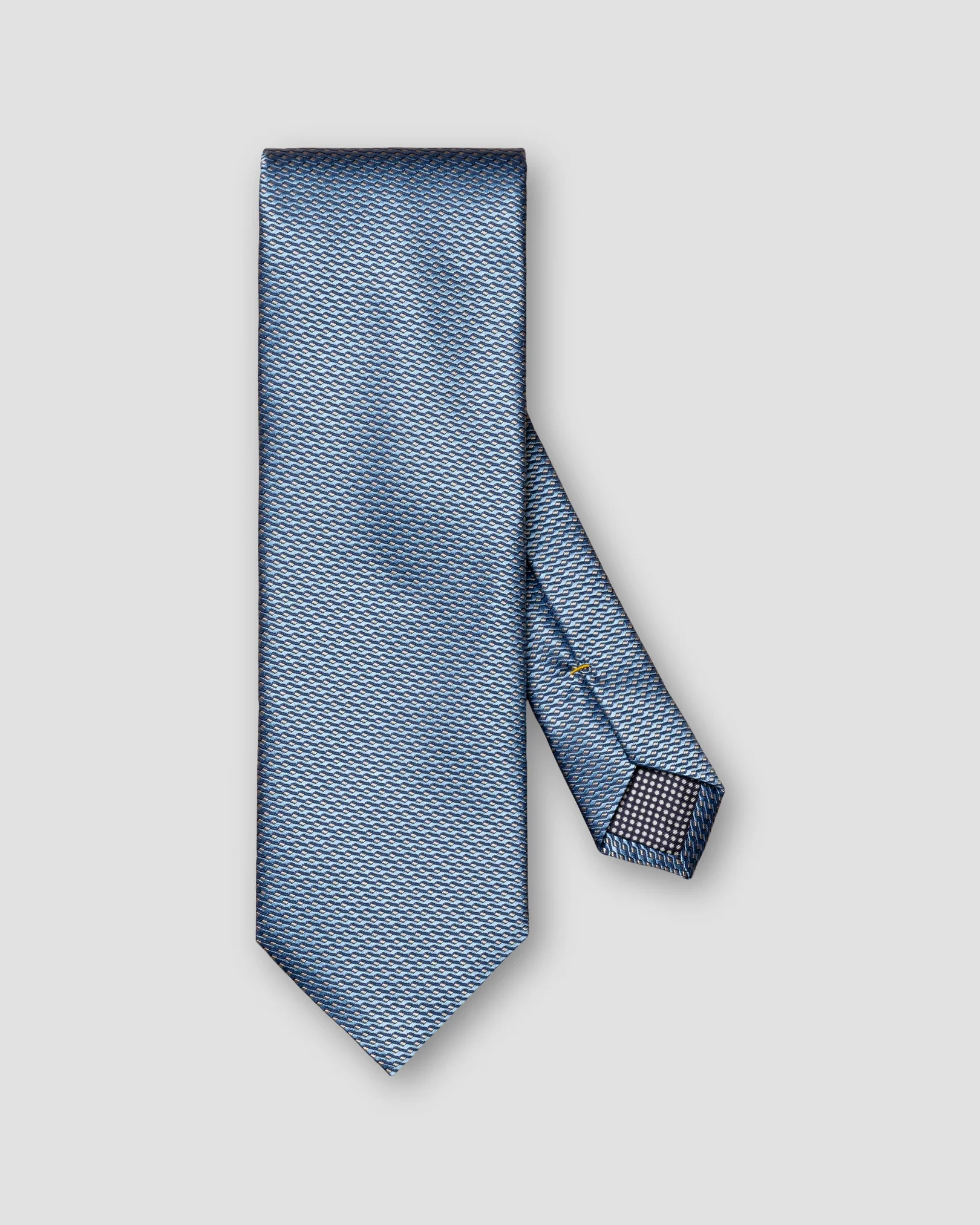 Midnight blue and amaranth silk tie