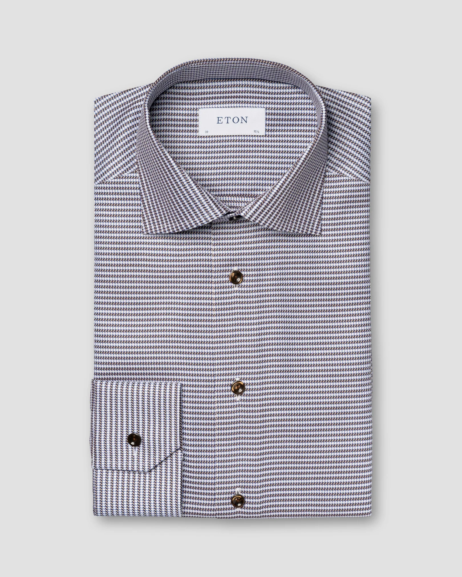 Eton - Houndstooth Signature Twill Shirt