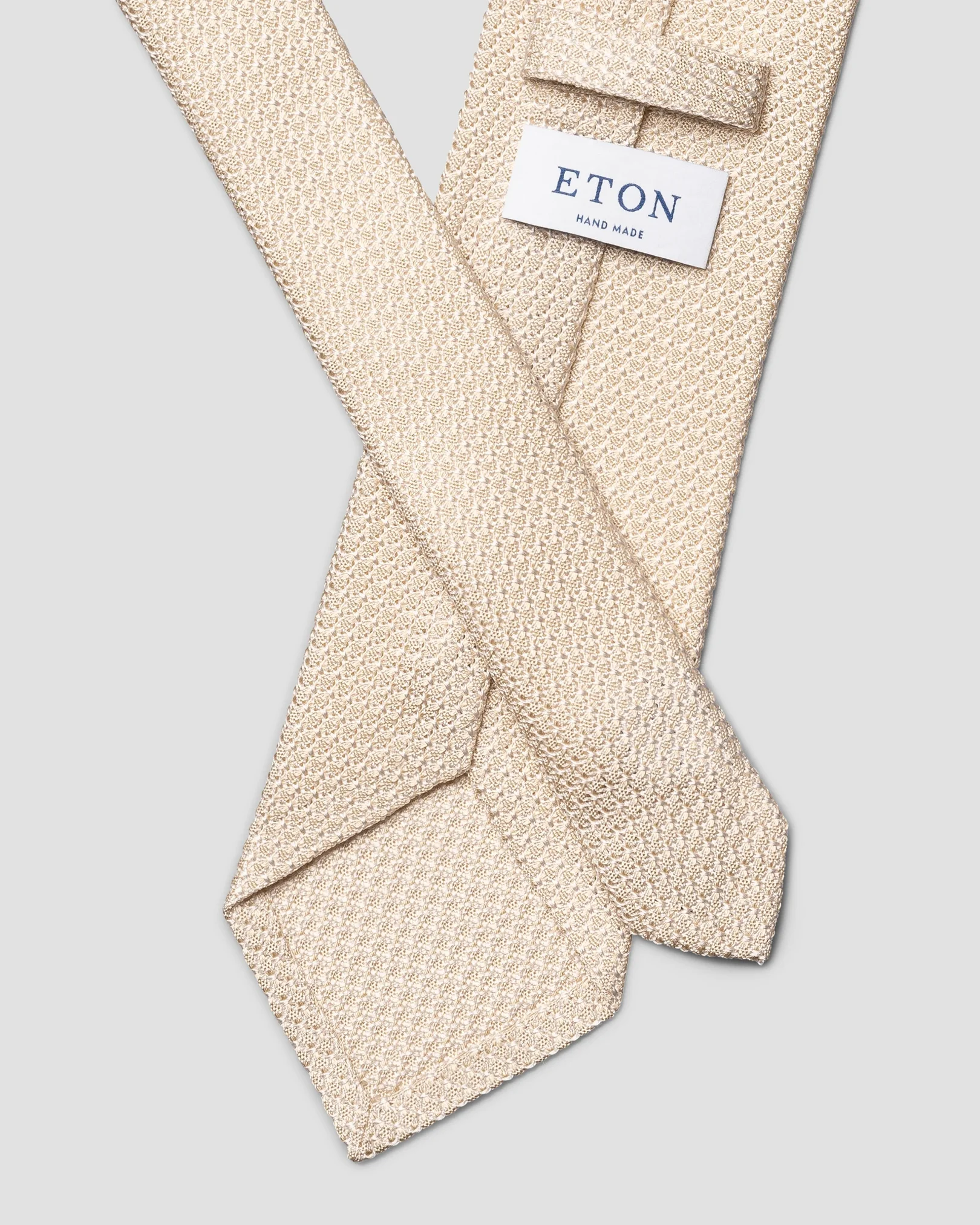 Eton - beige grenadine tie