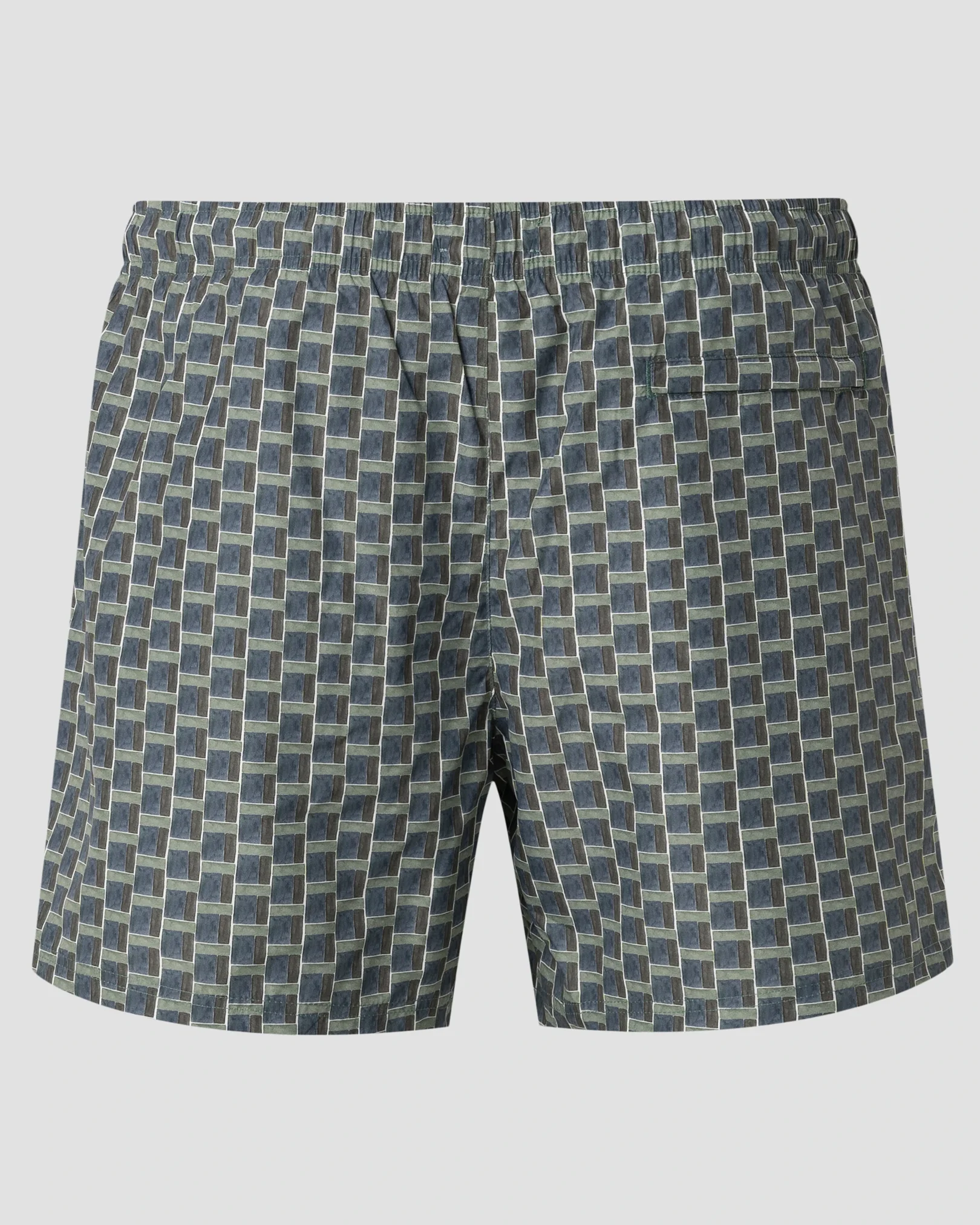 Eton - geometrical swim shorts