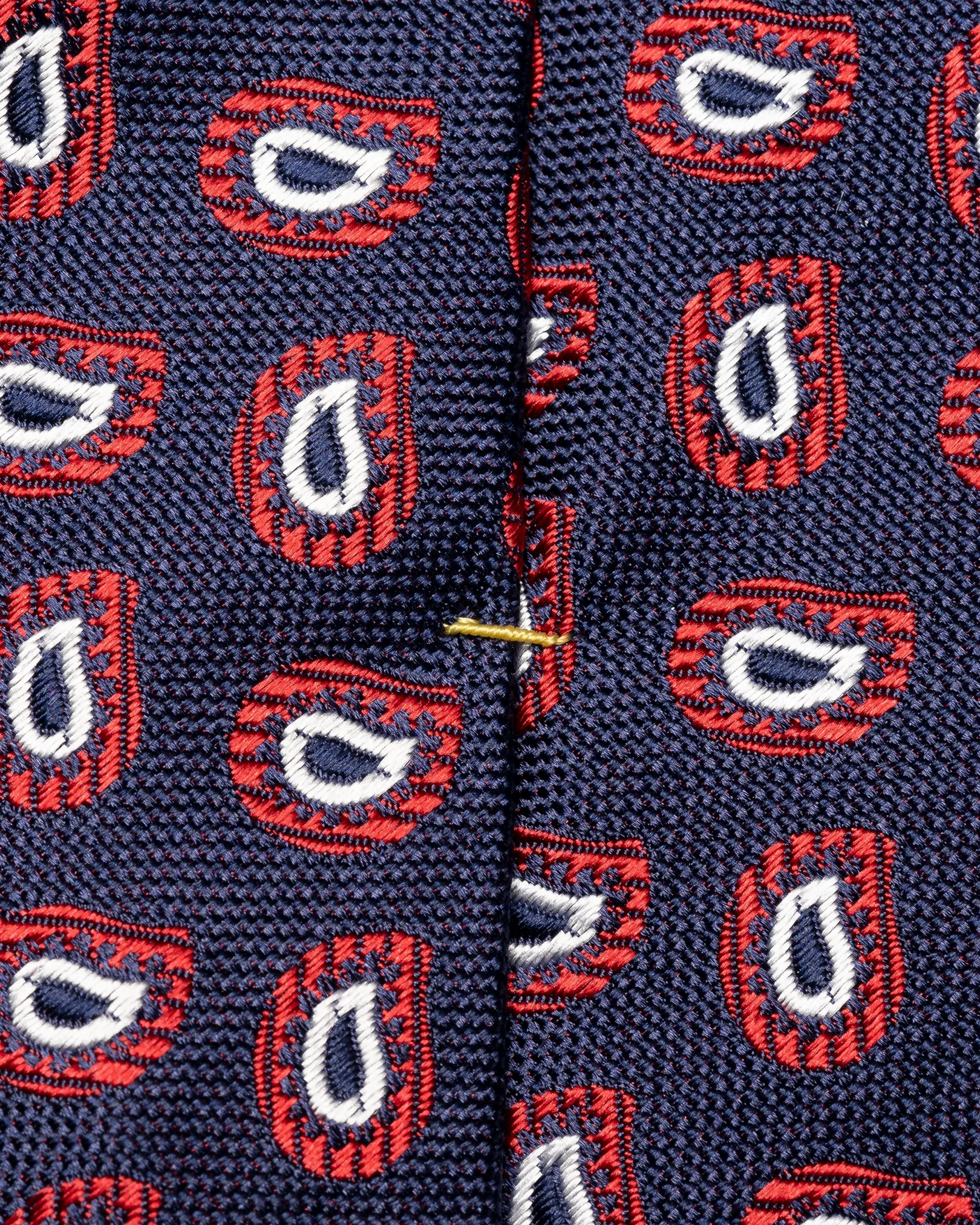 Eton - navy micro pattern tie