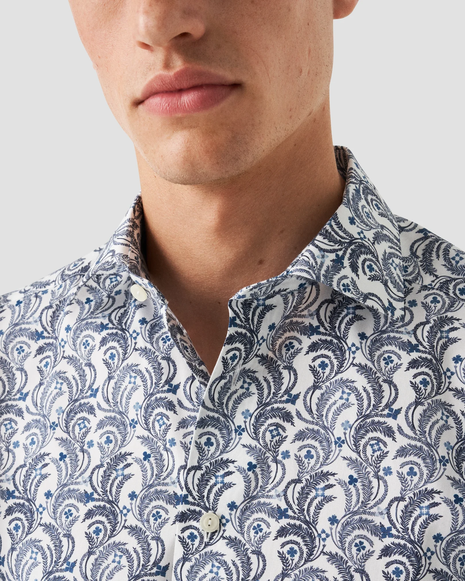 Eton - Floral Signature Twill Shirt