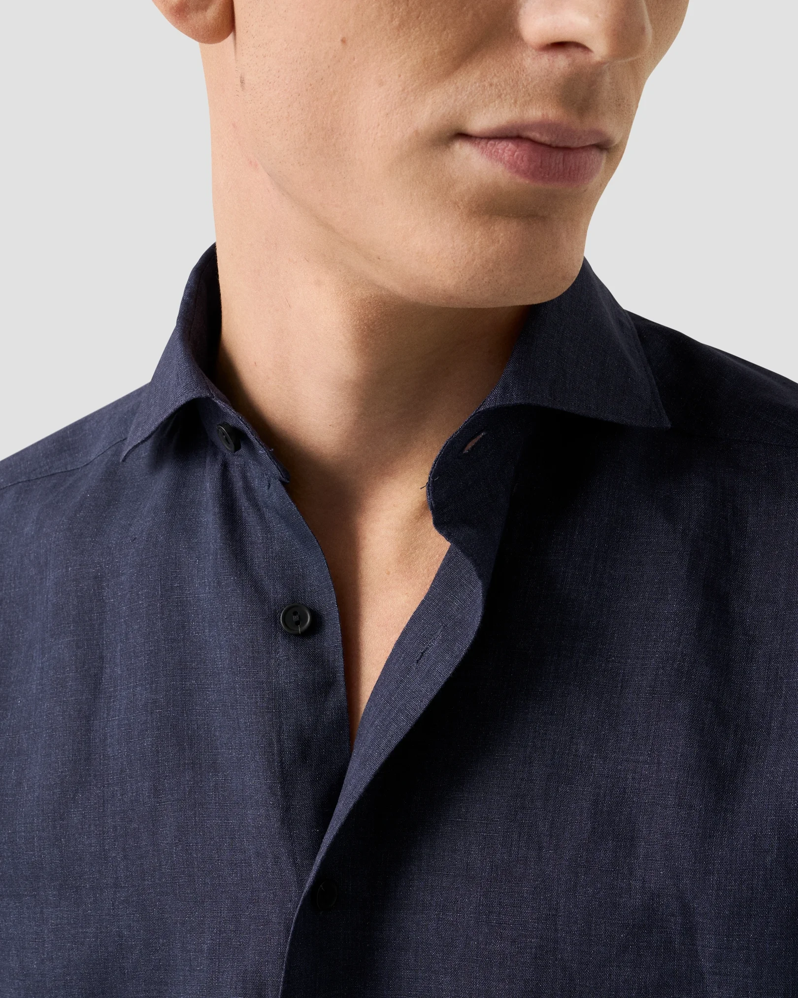 Eton - Solid Linen Shirt