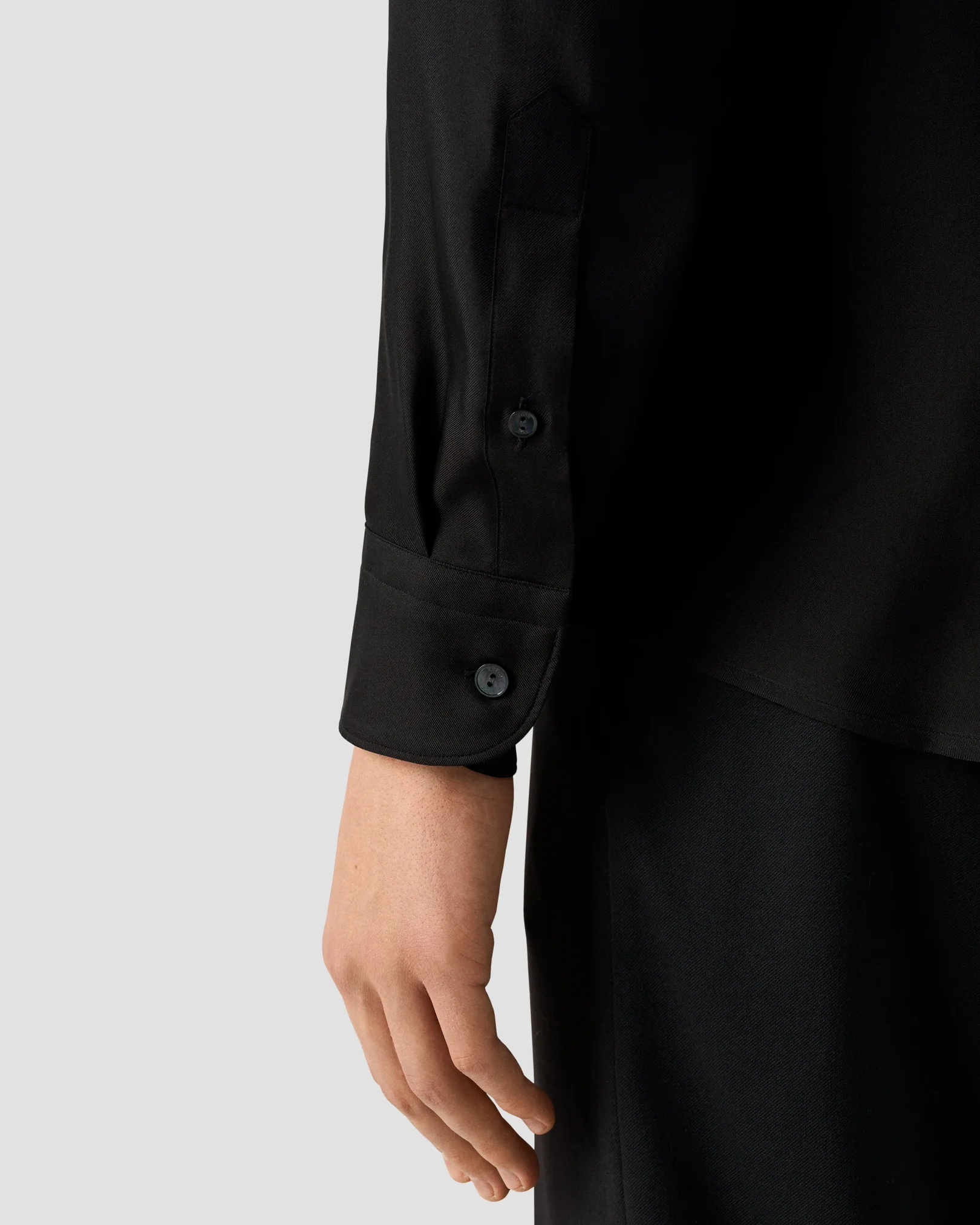 Eton - solid silk shirt