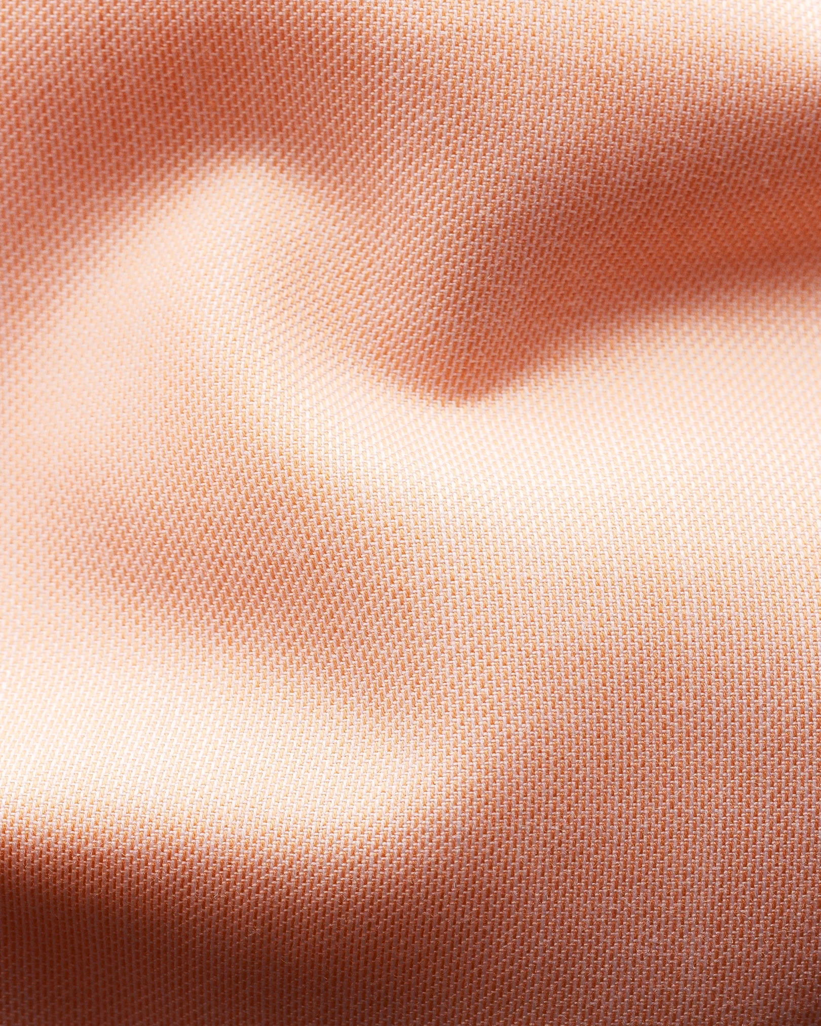Eton - orange twill shirt navy piping