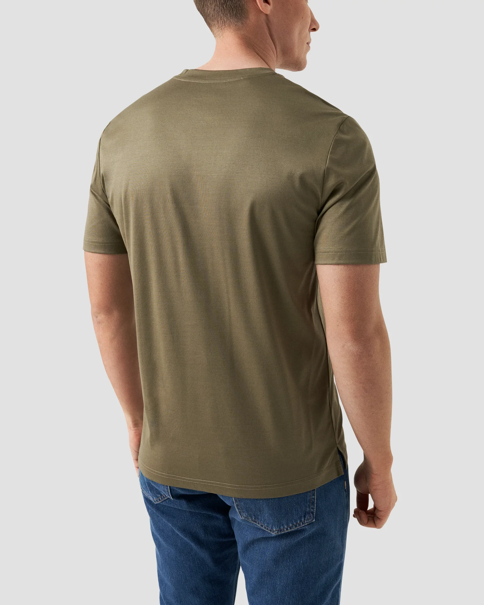 Eton - Dark Green Filo di Scozia T-Shirt