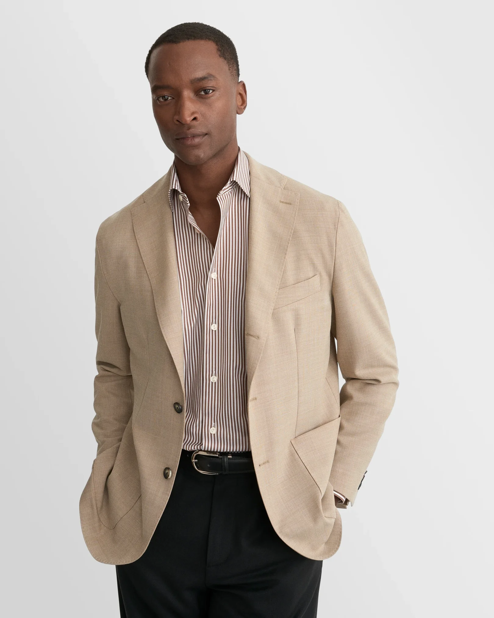 Eton - red bengal striped signature twill shirt 263