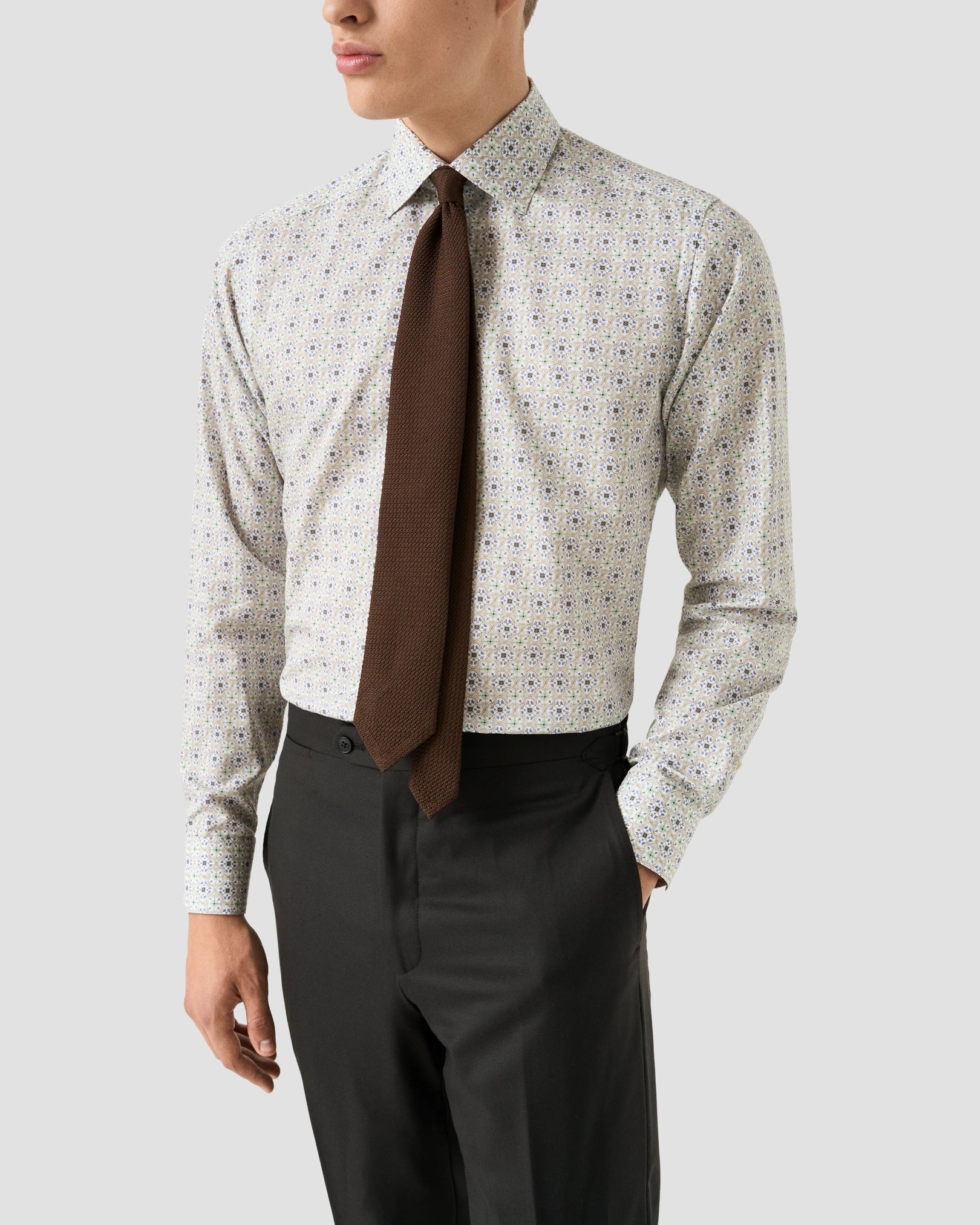 Eton - Motif Cotton & TENCEL™ Lyocell Shirt