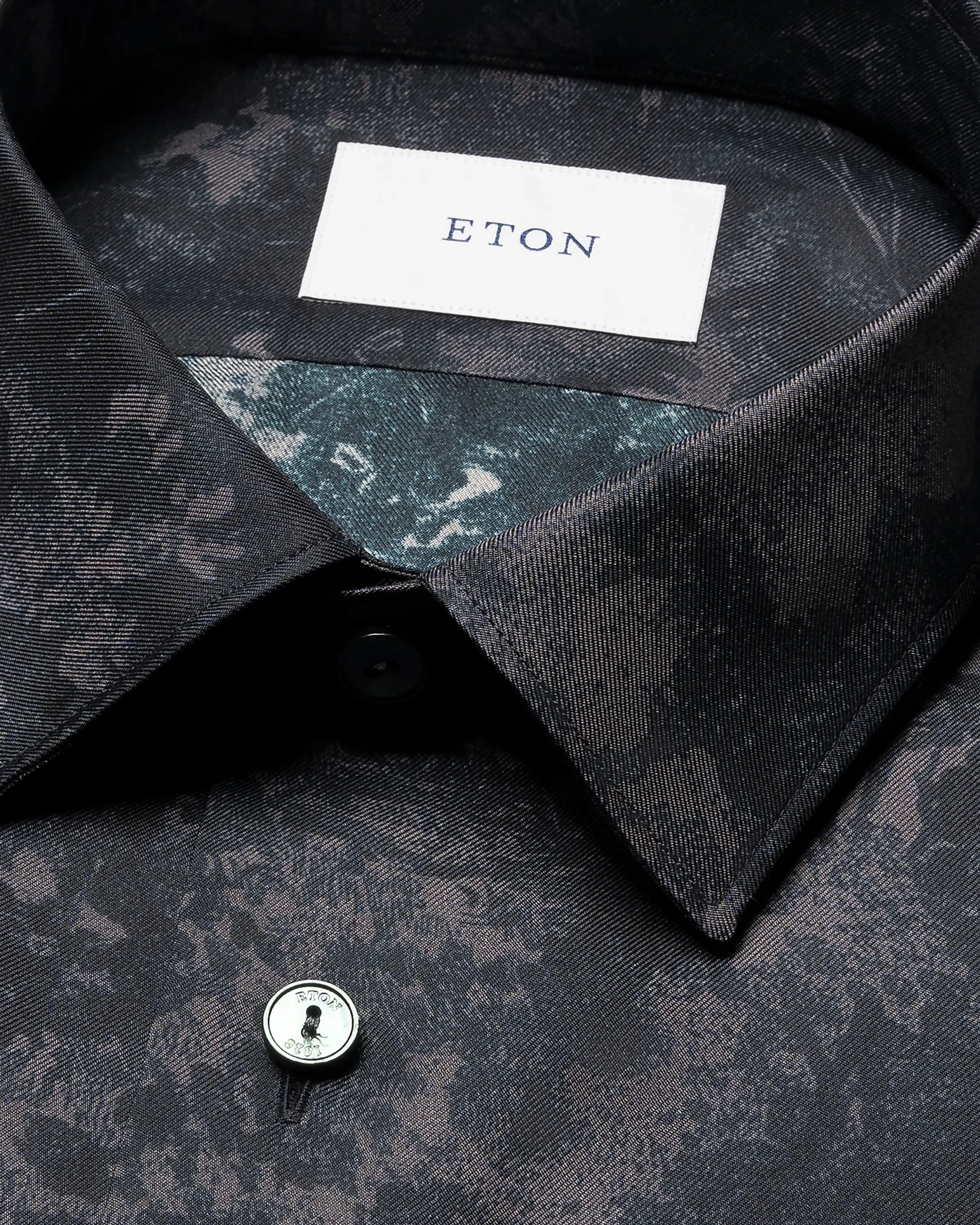 Eton - floral print silk shirt