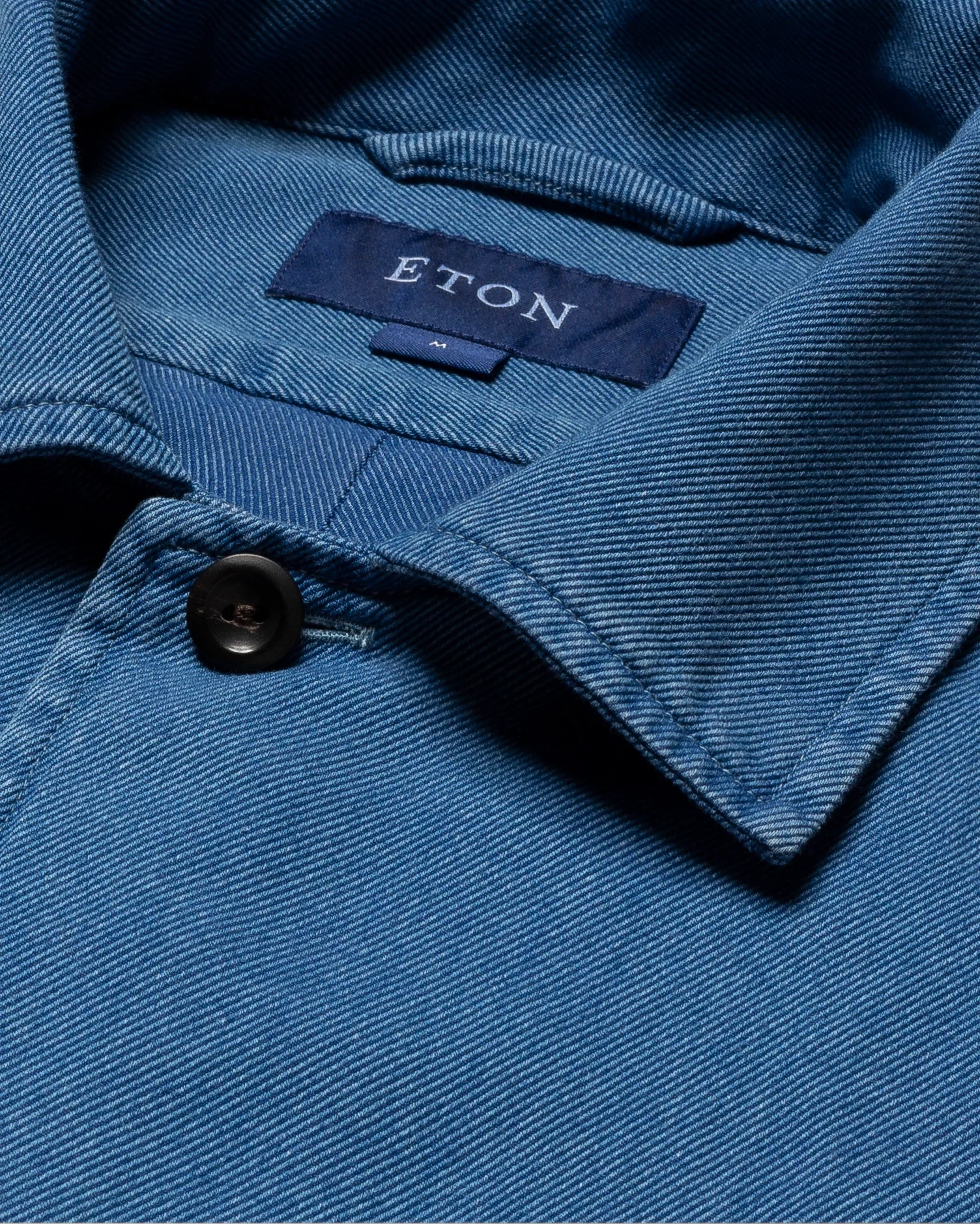 Eton - indigo heavy twill shirt