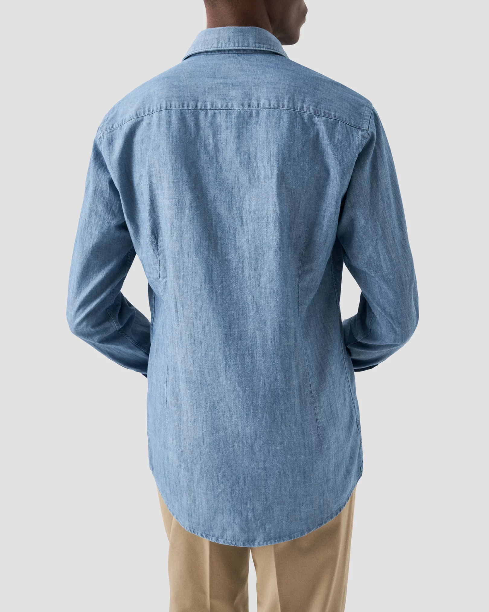 Eton - Light Blue Denim Twill Shirt