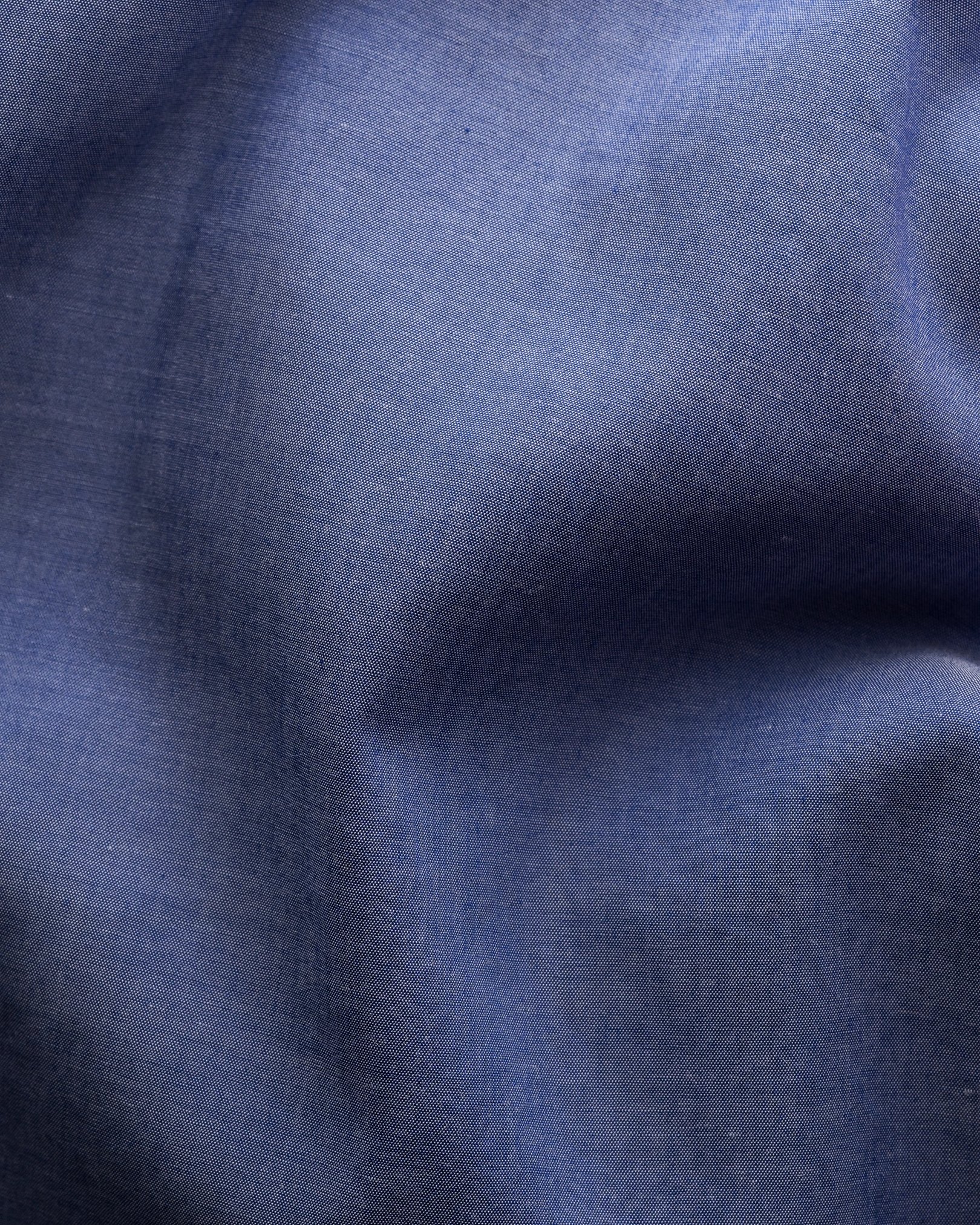 Eton - dark blue poplin buttondown