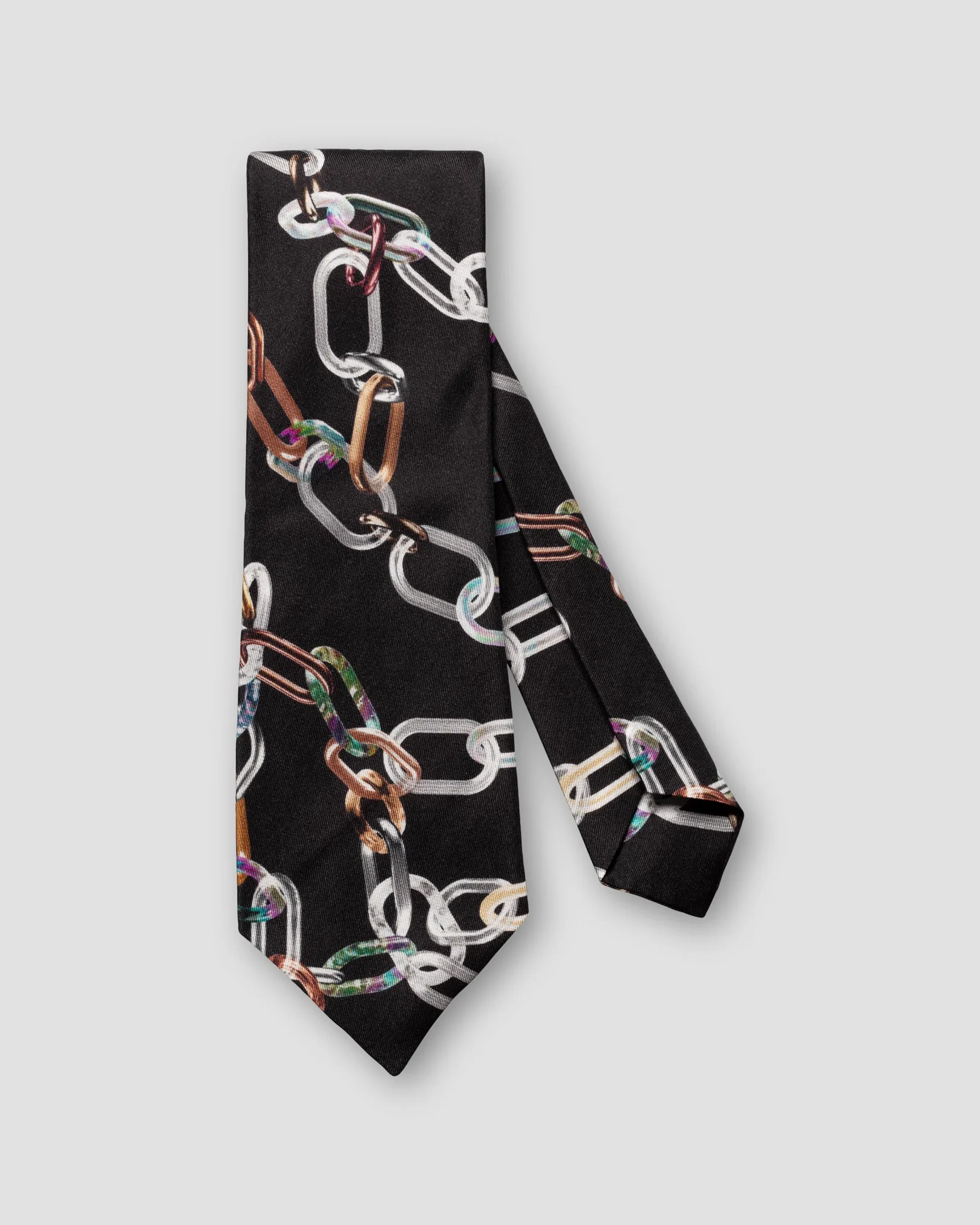 Eton - black silk tie scarf