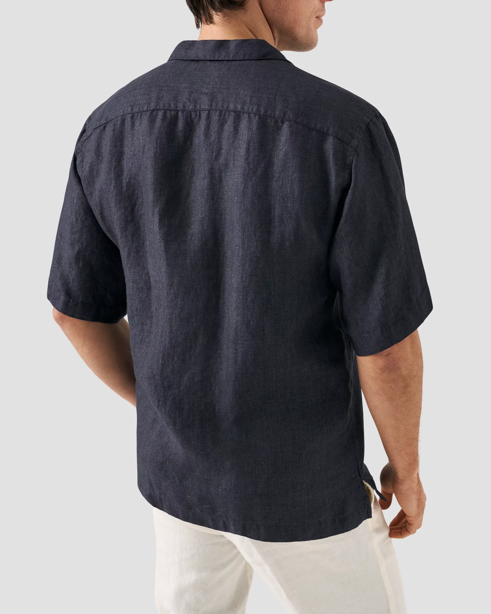 Eton - relaxed navy resort shirt