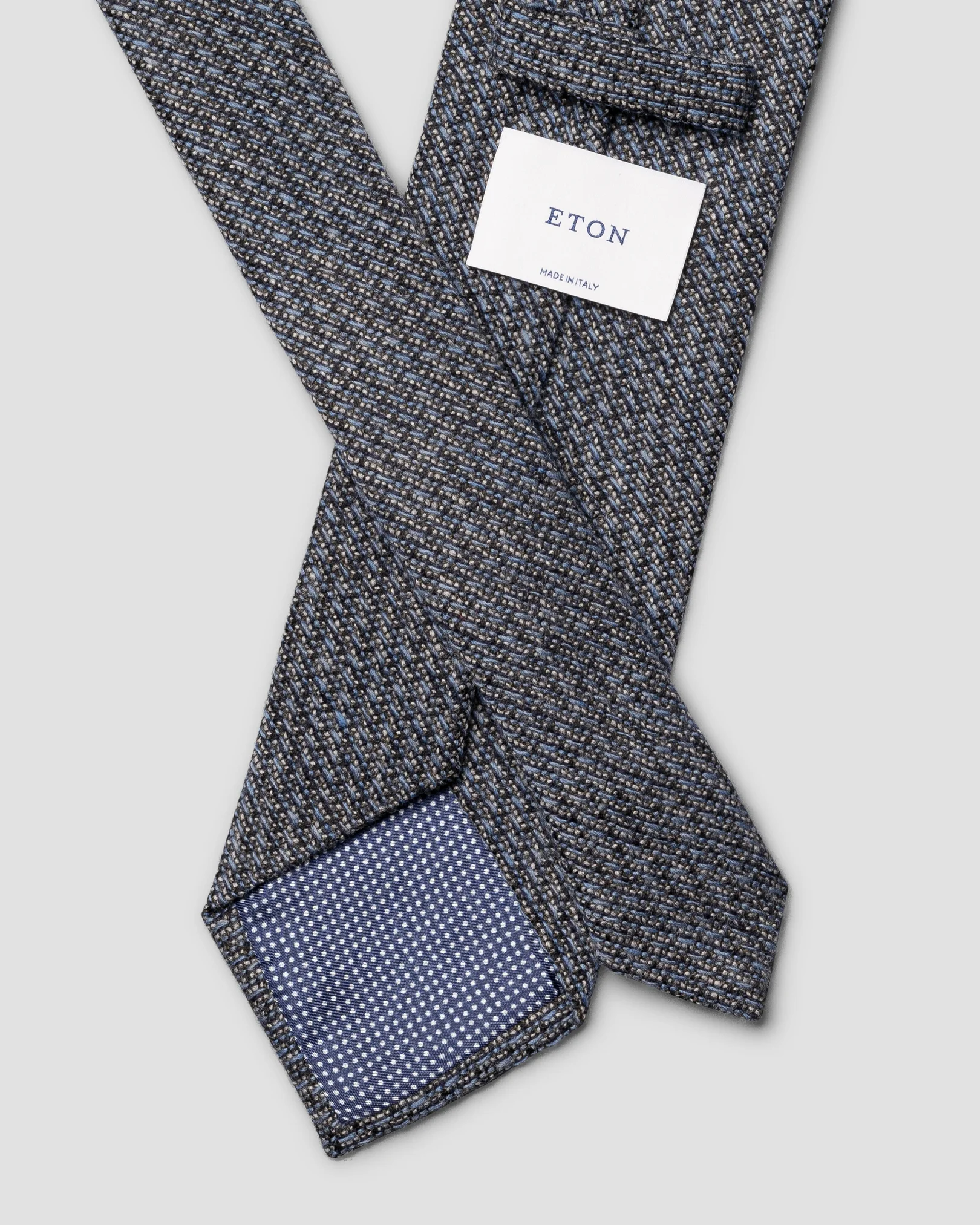 Eton - semi solid wool tie