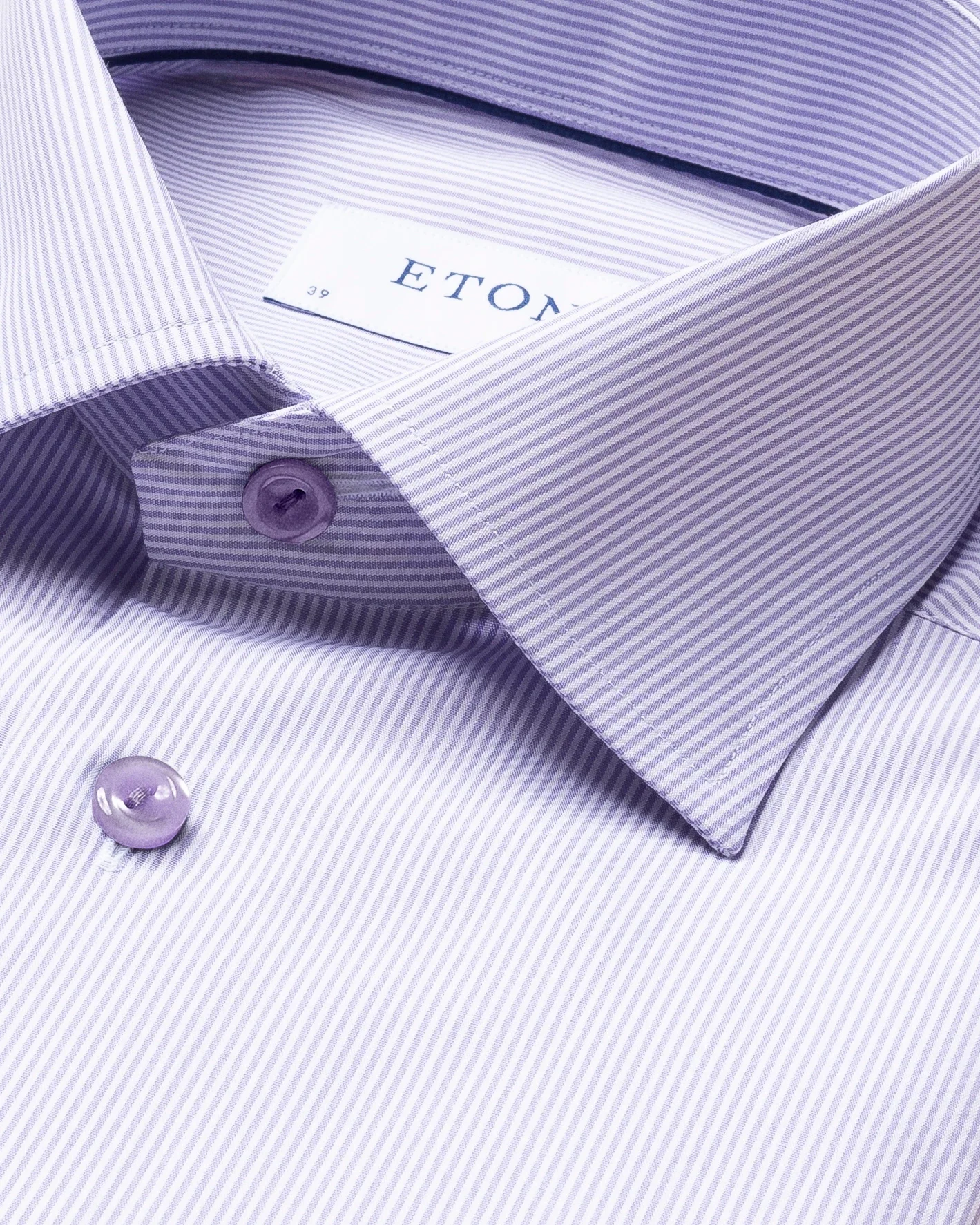 Eton - light purple poplin shirt