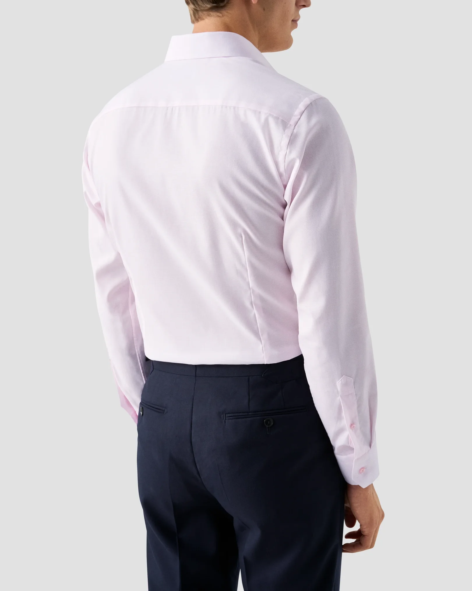 Eton - pink twill shirt