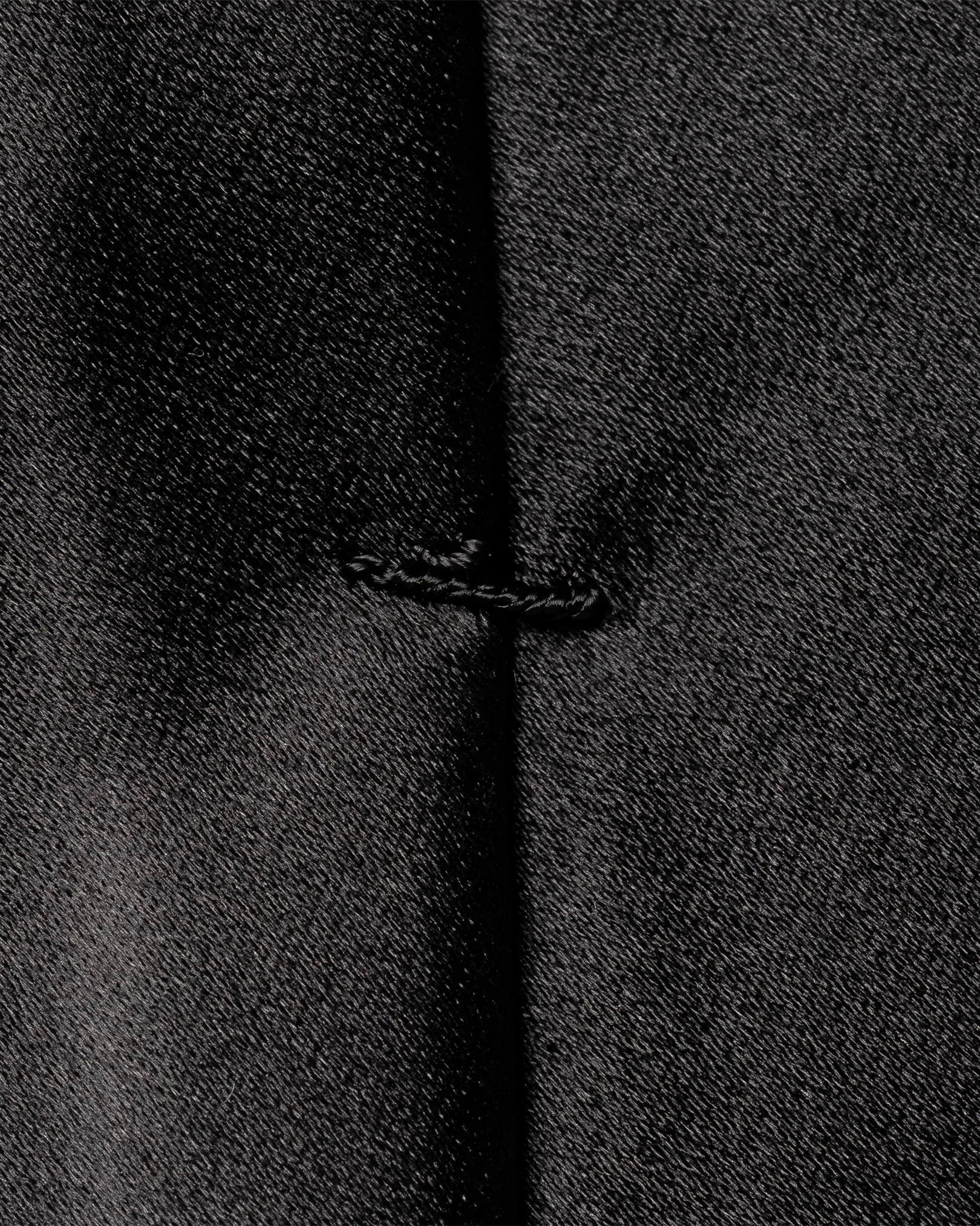 Eton - black solid silk tie