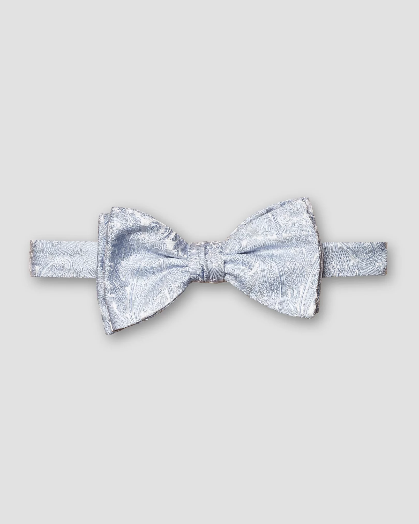 Eton - light blue jacquard bow tie