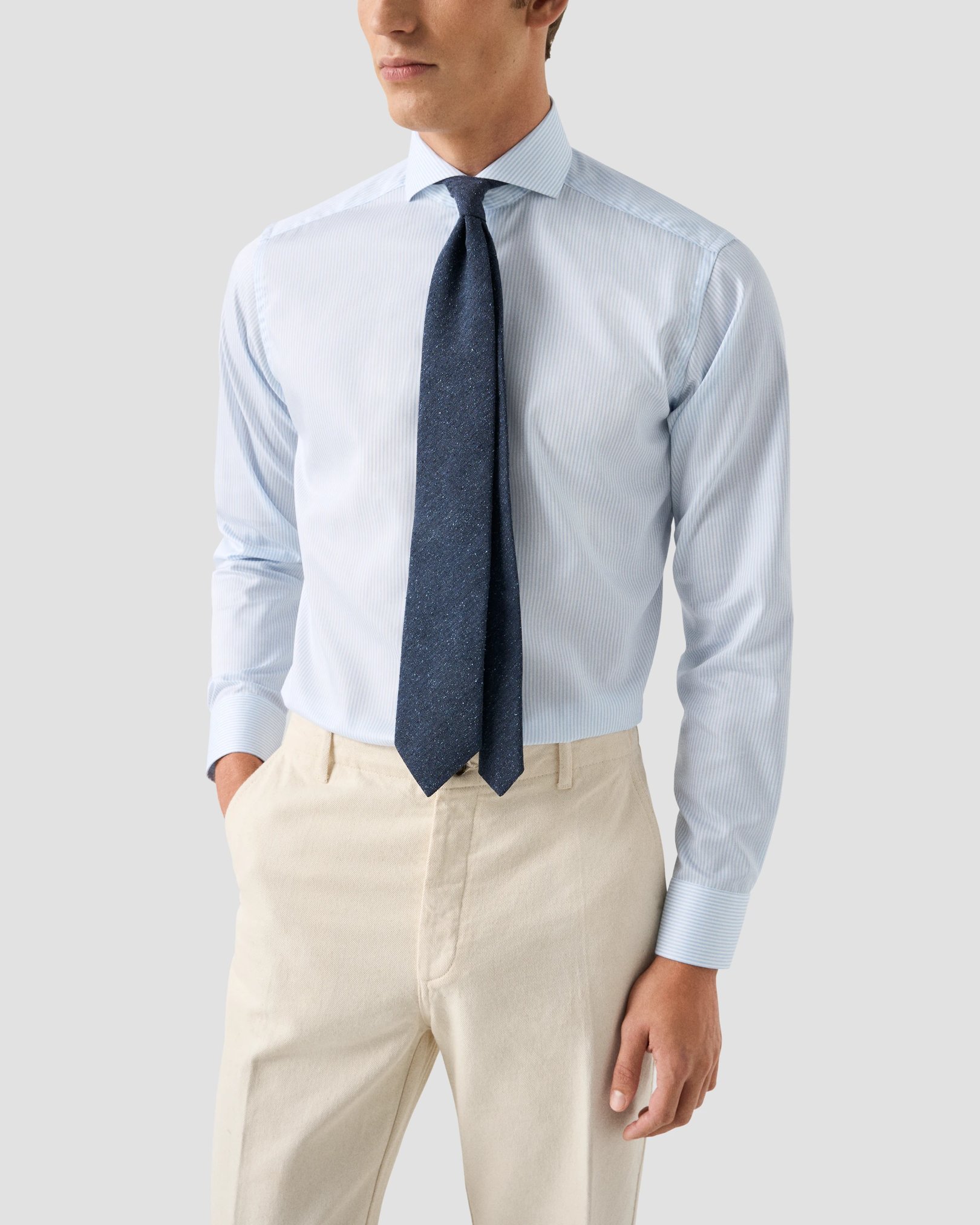 Eton - Fine Striped Twill Shirt