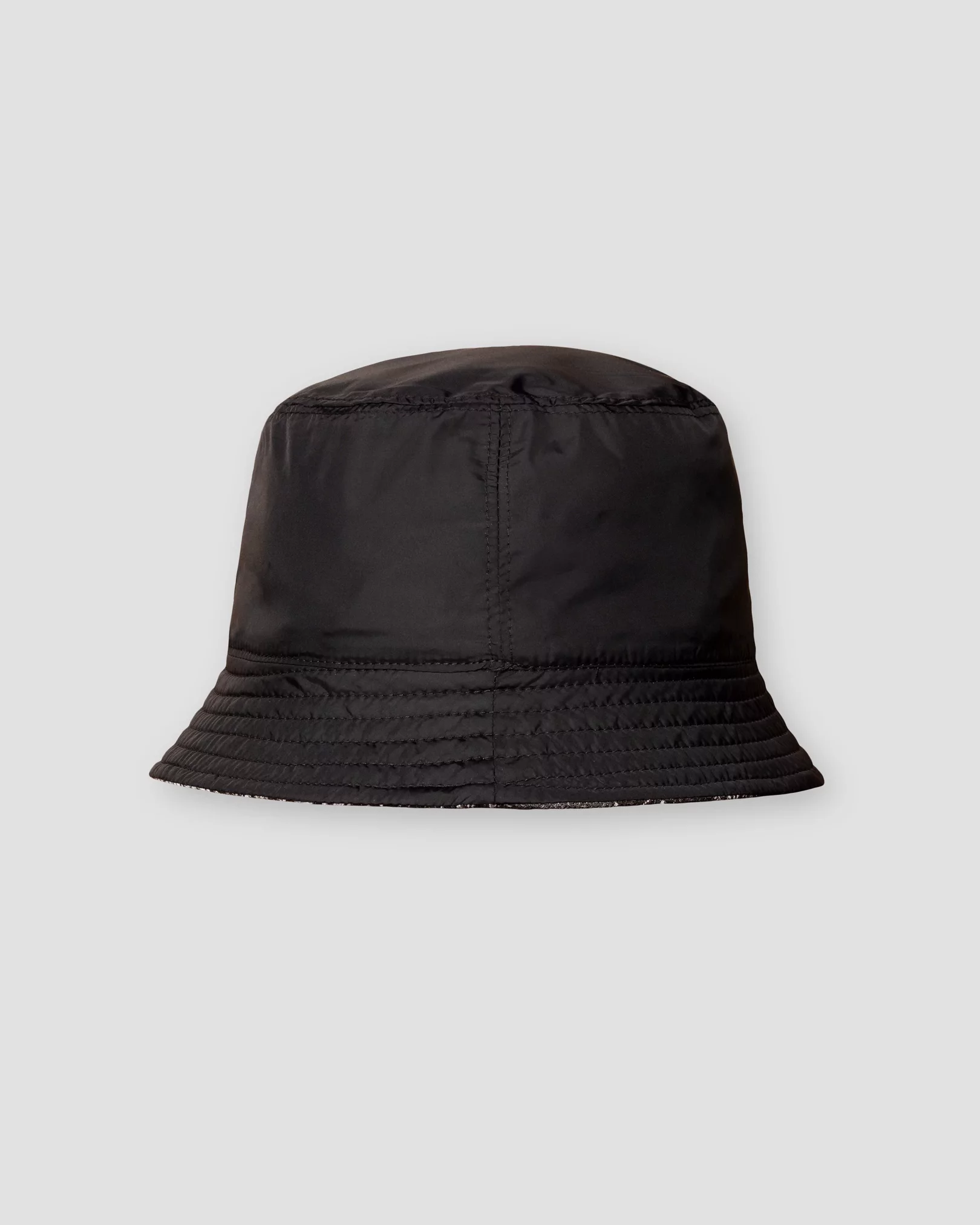 Eton - black patchwork buckethat