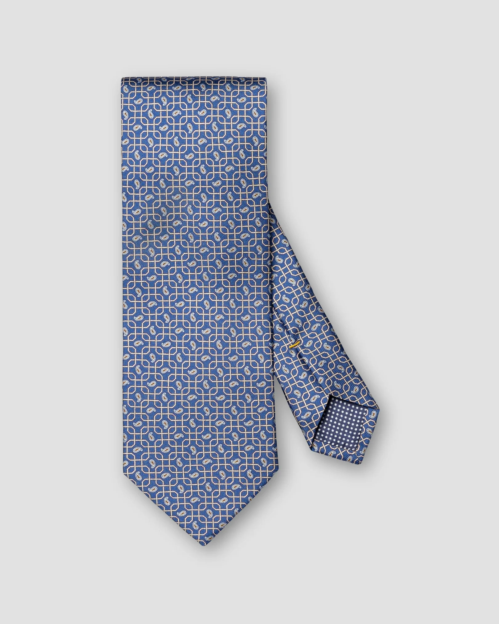 Eton - paisley print silk tie