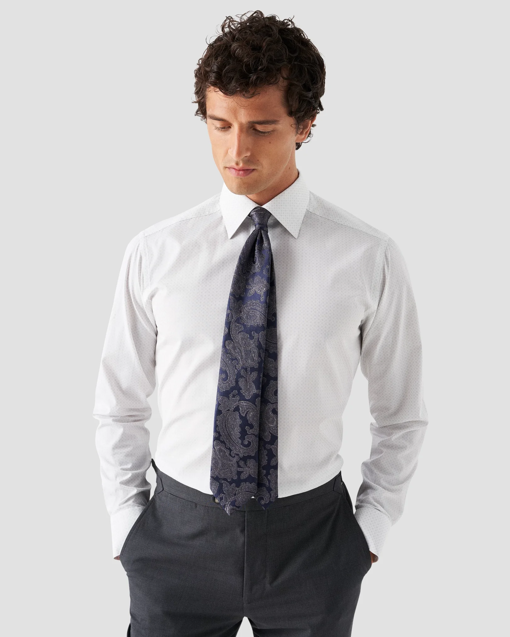 Eton - white poplin moderate cutaway