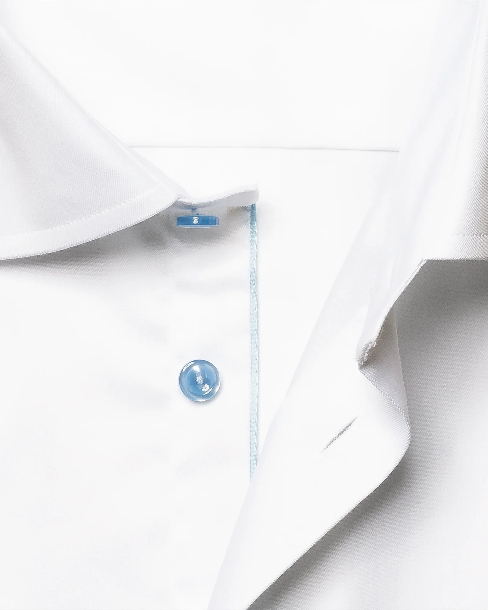 Eton - white navy details signature twill shirt