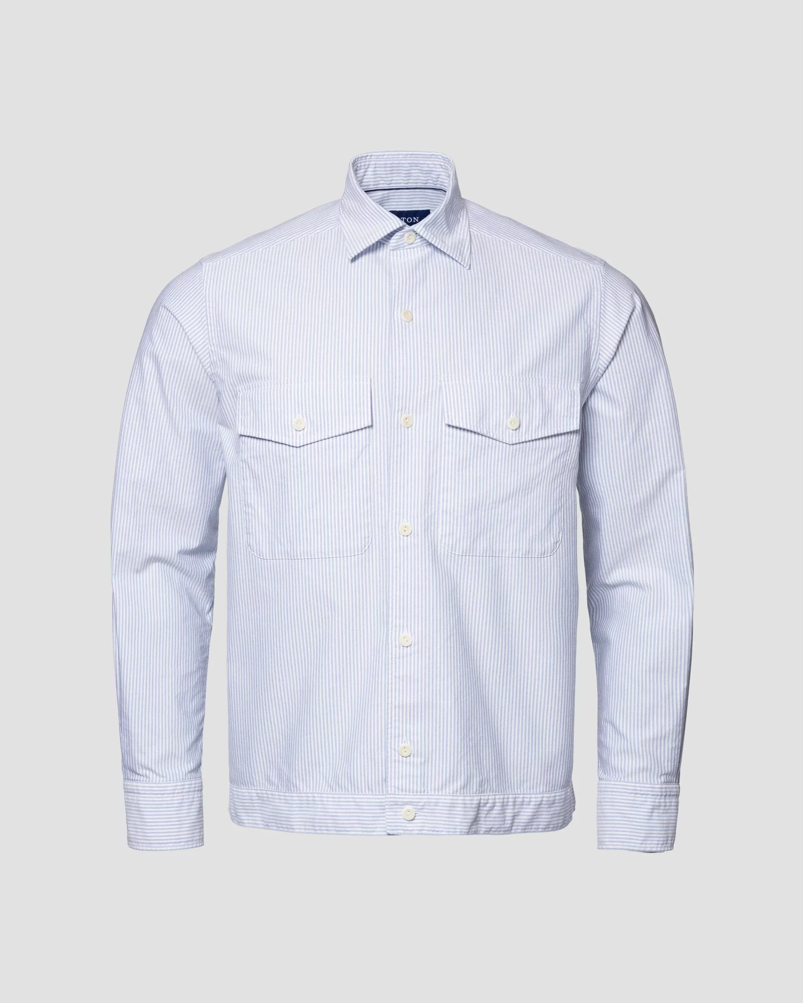 Eton - mid blue oxford overshirt