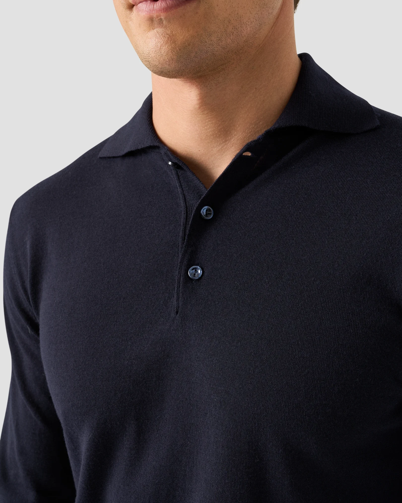 Eton - Fine Knit Merino Polo