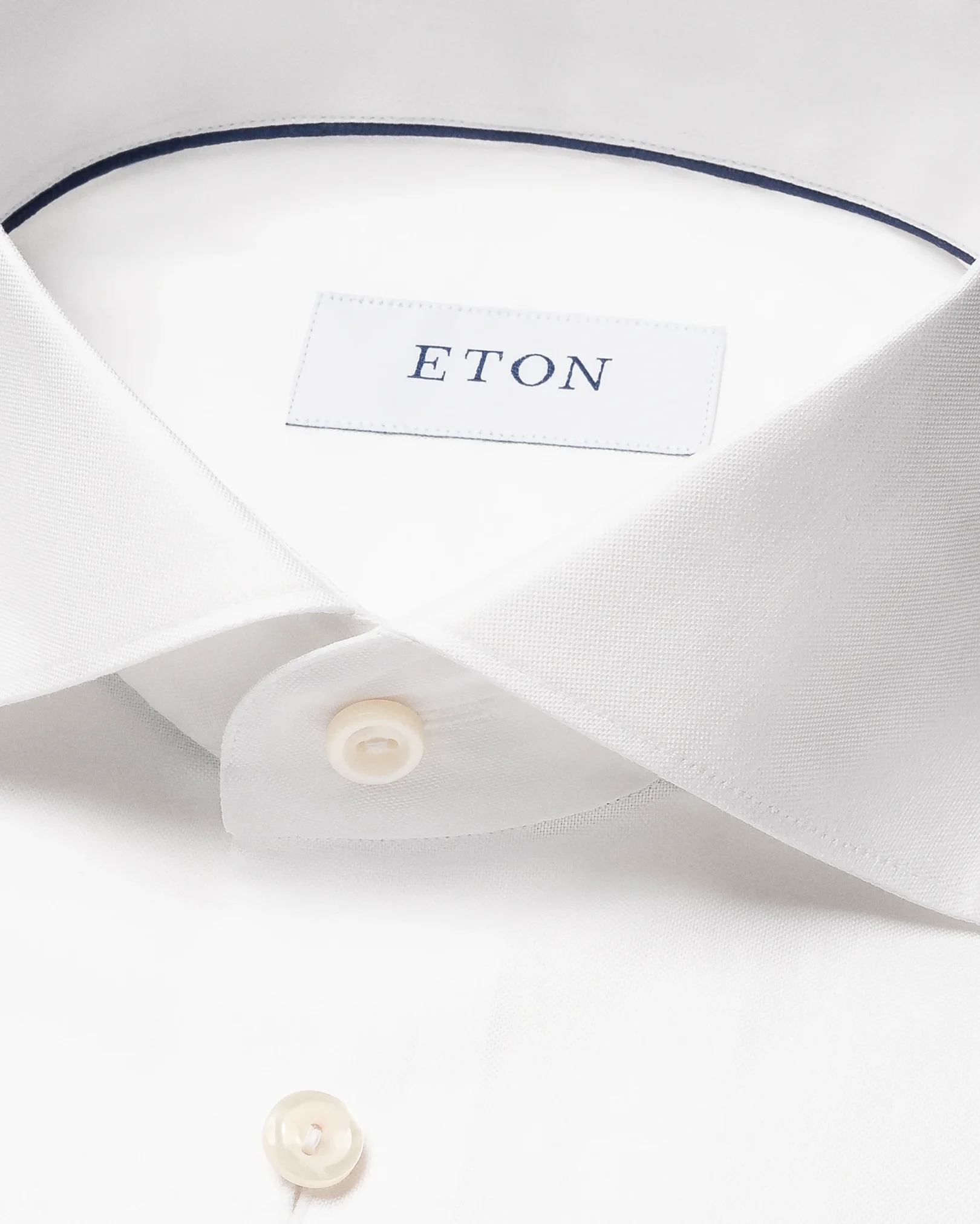 Eton - white solid signature oxford shirt