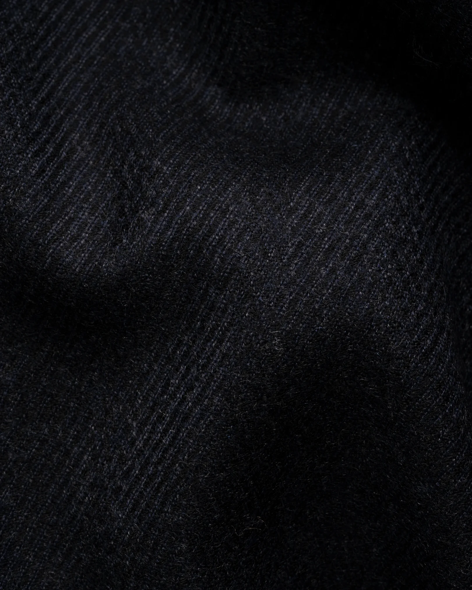 Eton - navy blue wool structure vest