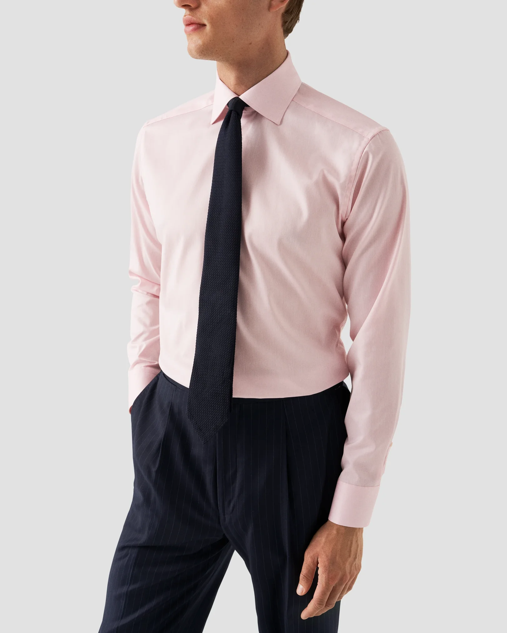 Eton - pink shirt signature twill