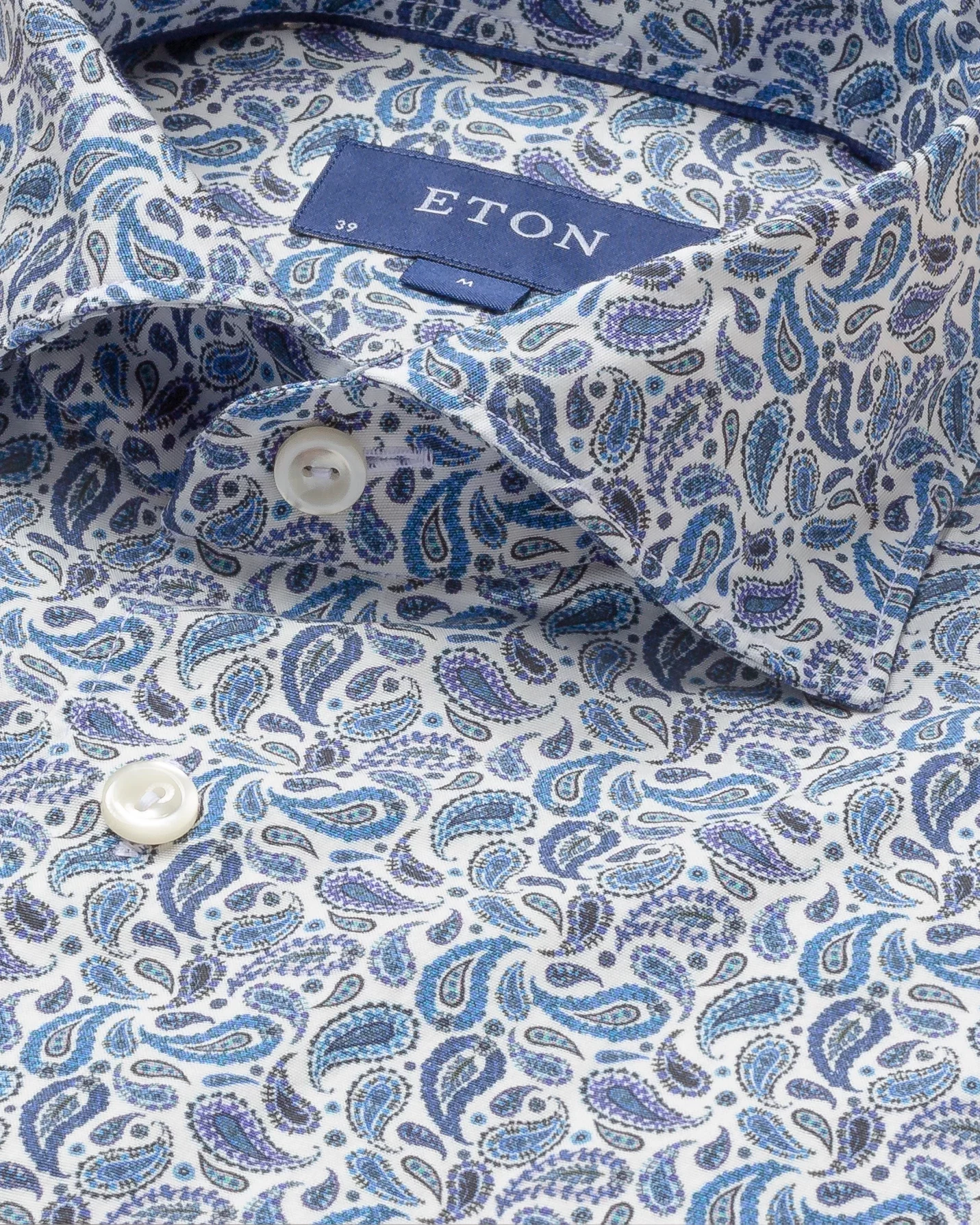 Eton - paisley print shirt soft