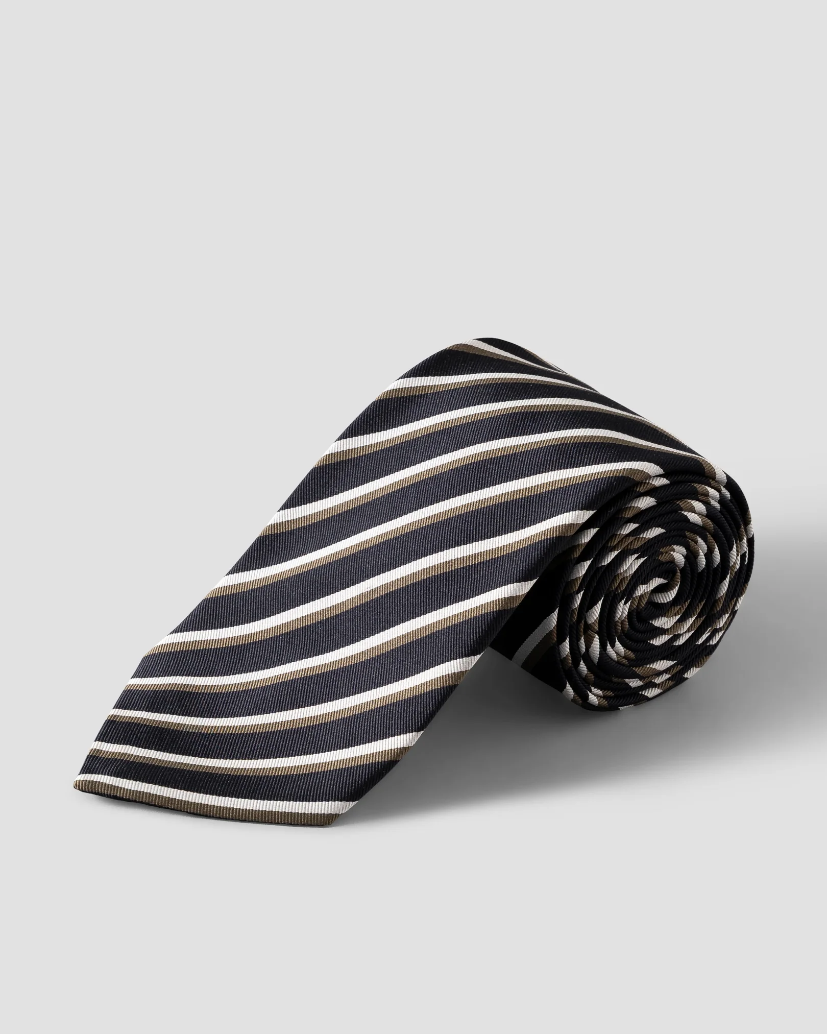 Eton - Mogador Striped Woven Tie