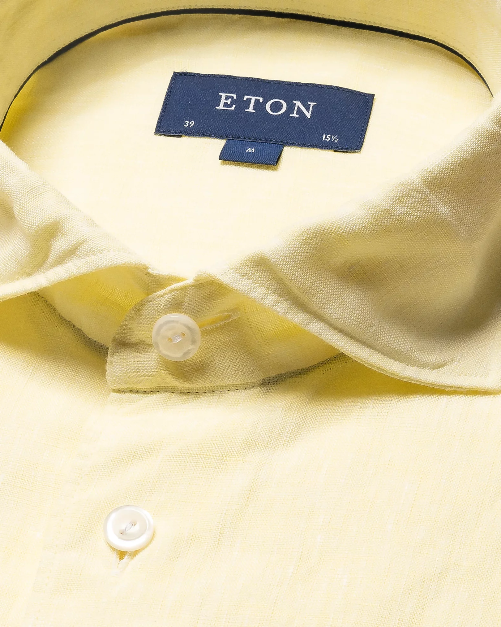 Eton - yellow linen wide spread