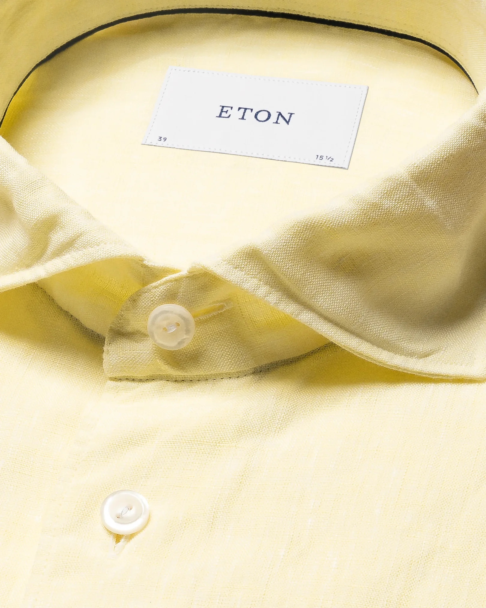 Eton - yellow linen wide spread
