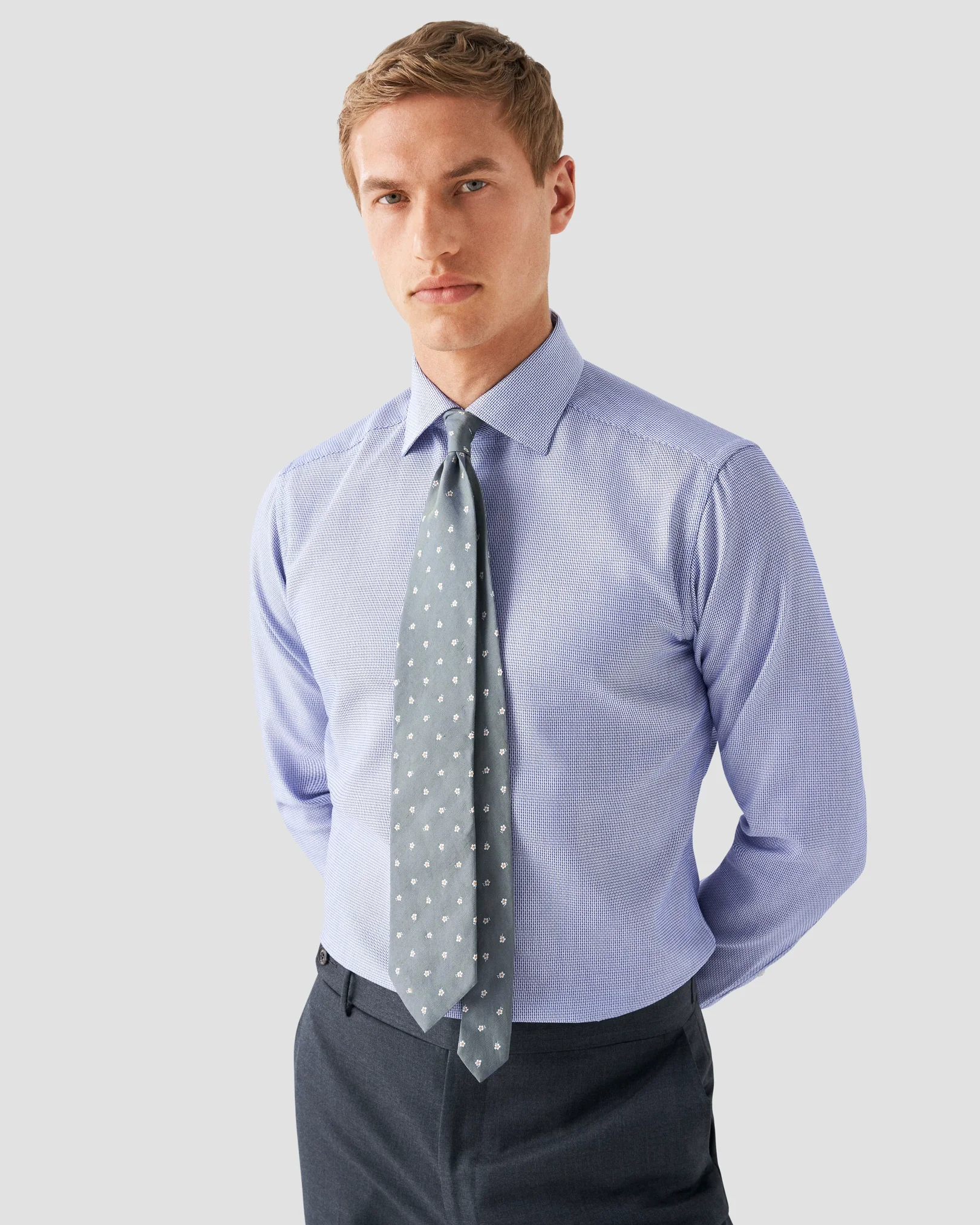 Light blue shirt with stretch | Tailor Store®