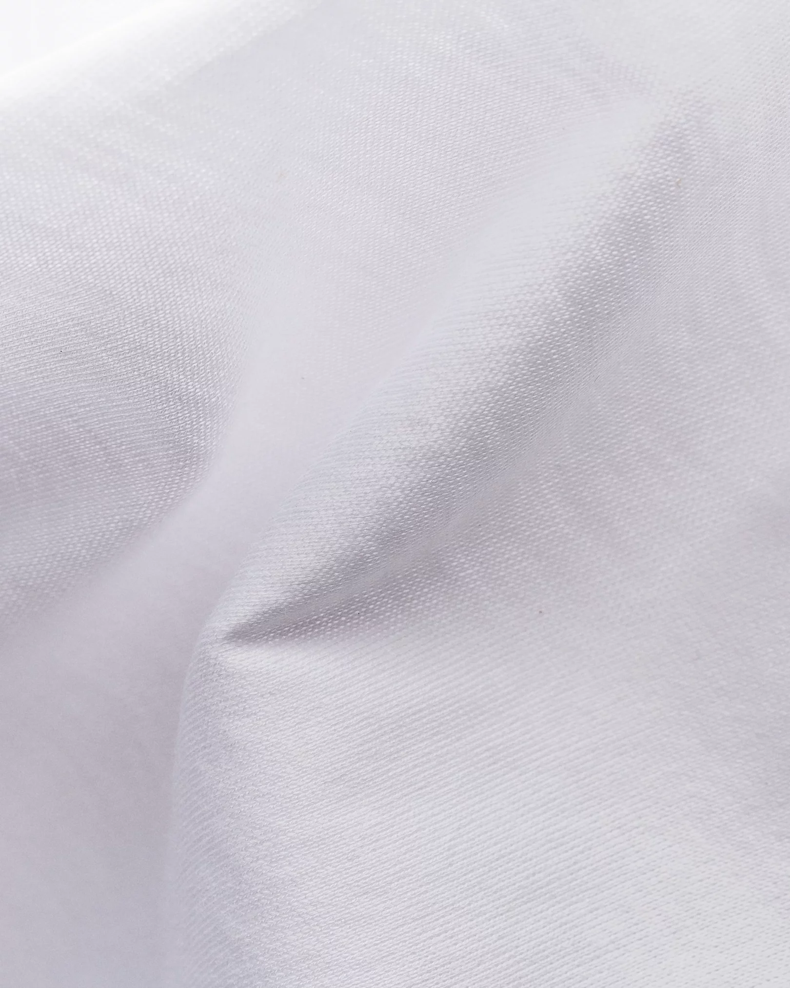 Eton - white jersey popover shirt short sleeved