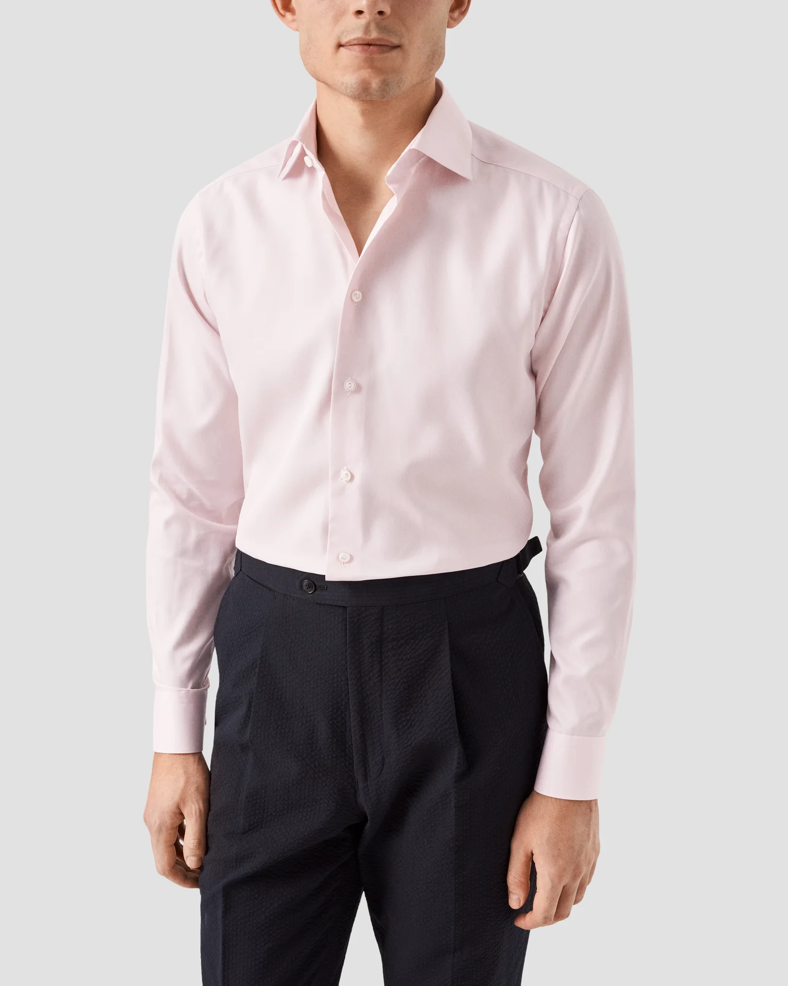 Eton - Pink Supima 120 Twill Shirt