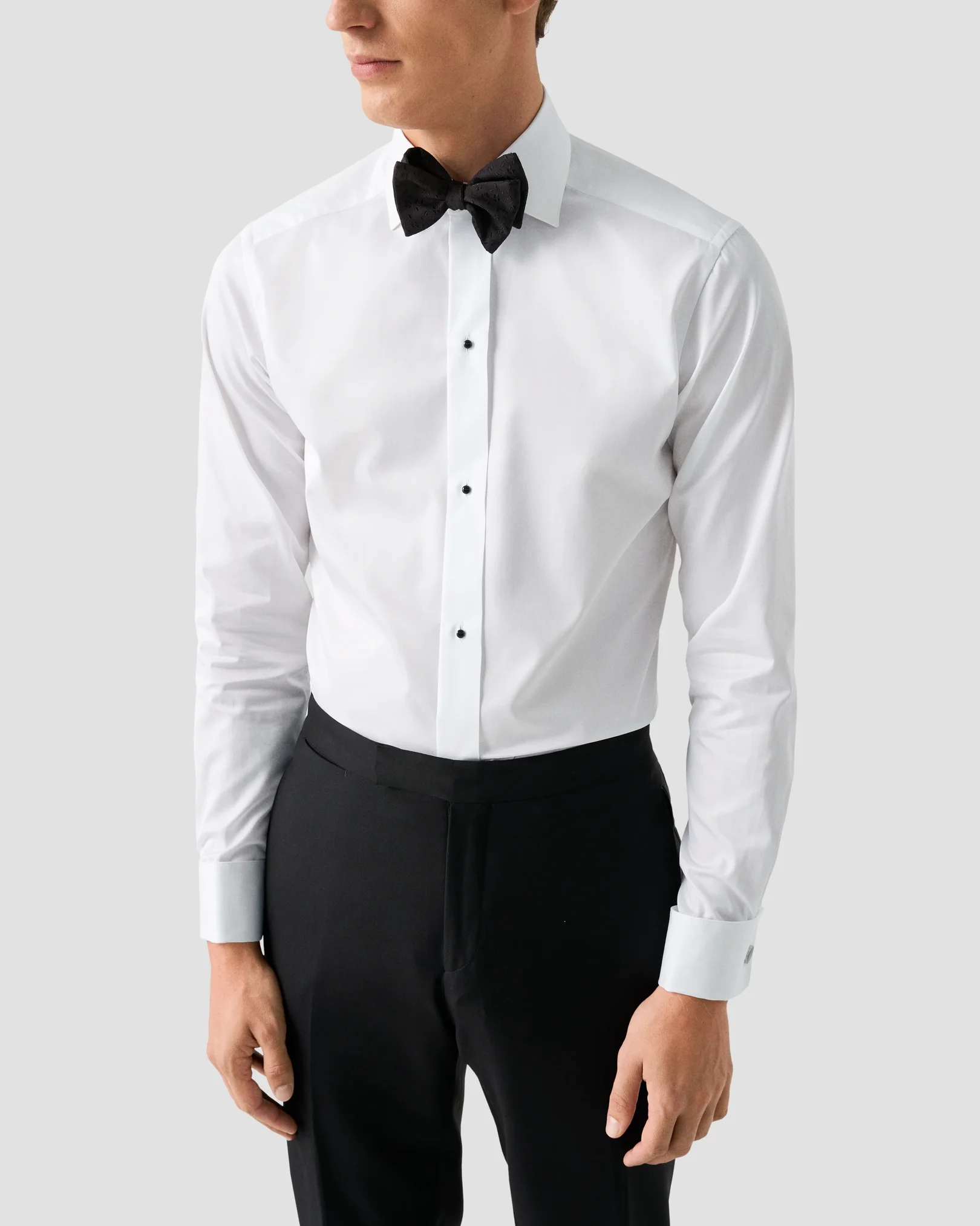 Eton - white elevated french cuff shirt