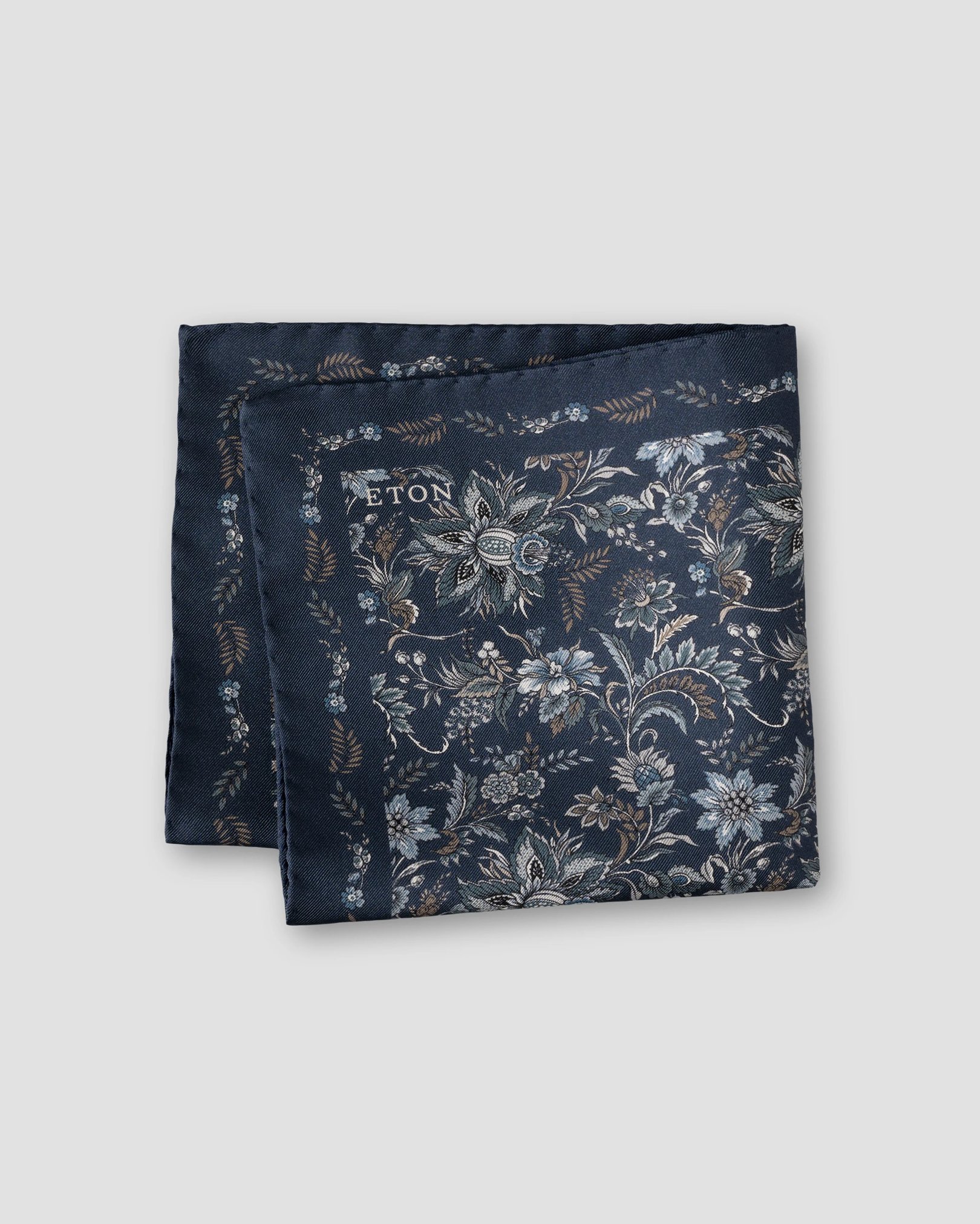 Eton - Floral Print Pocket Square
