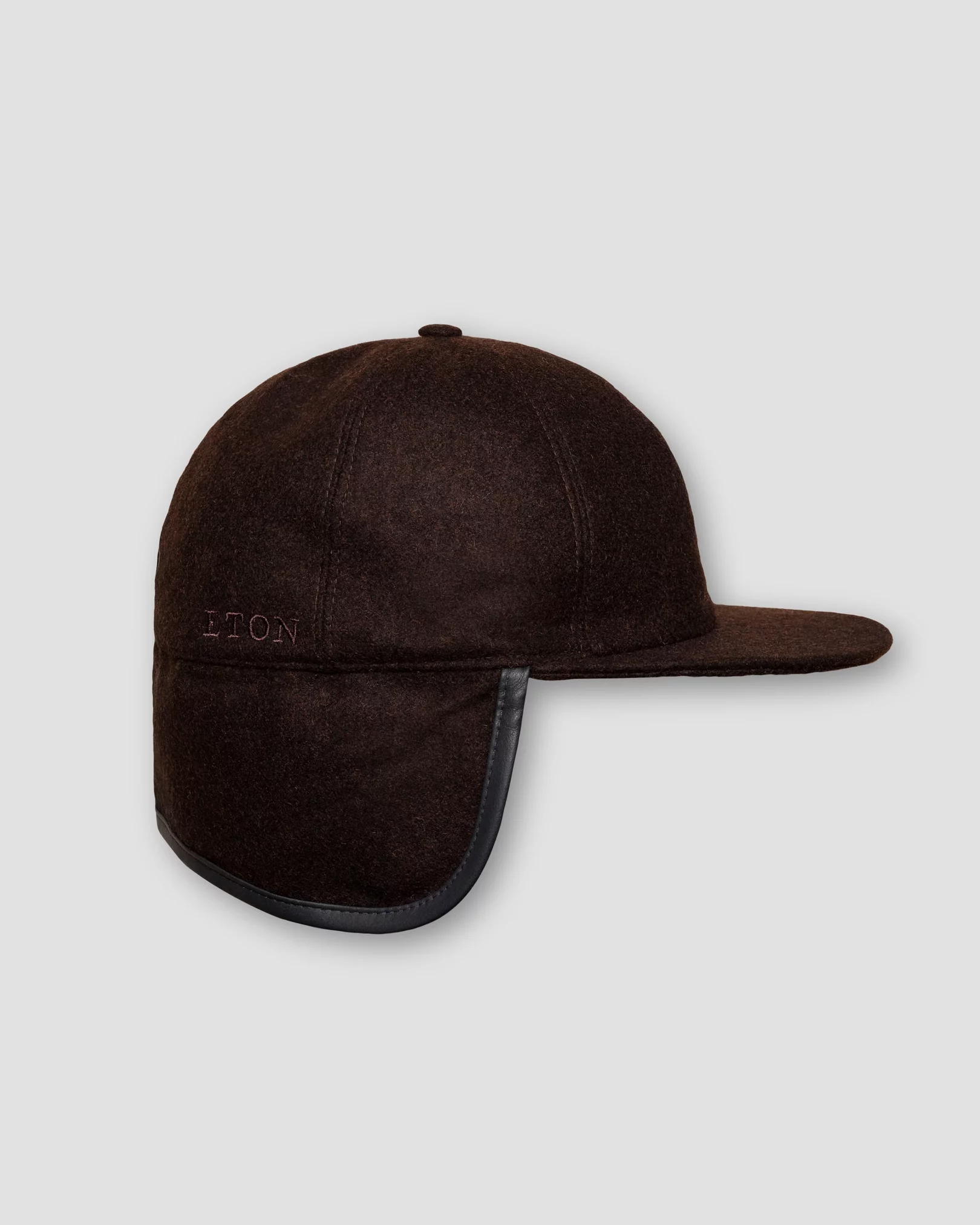 Eton - brown er flap cap