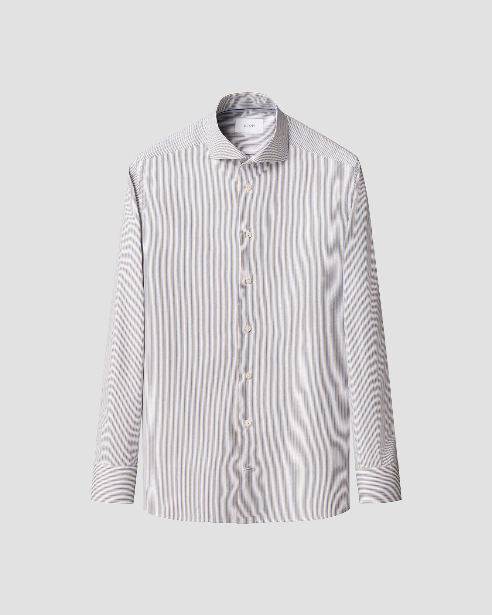 Eton - multi striped breeze poplin shirt 261