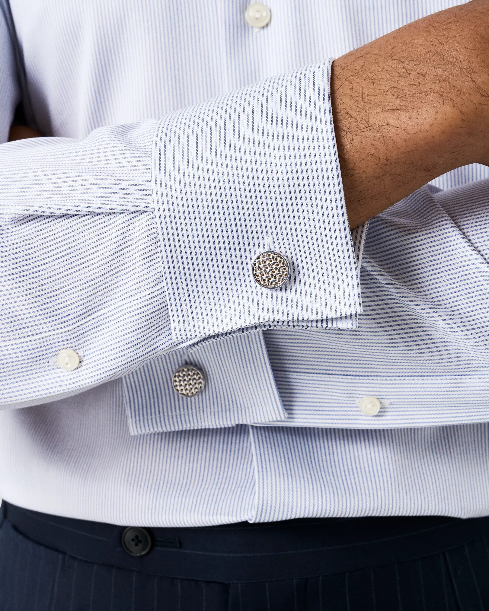 Eton - Fine Striped Signature Twill Shirt