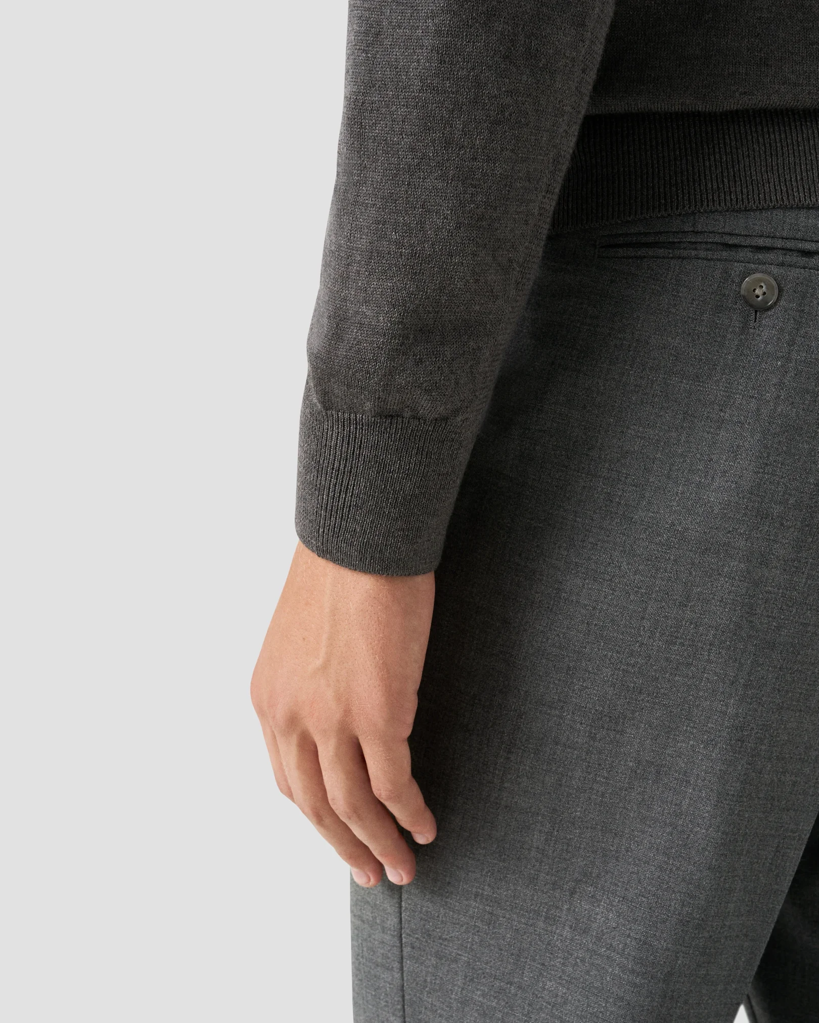 Eton - Full Zip Knit Cardigan