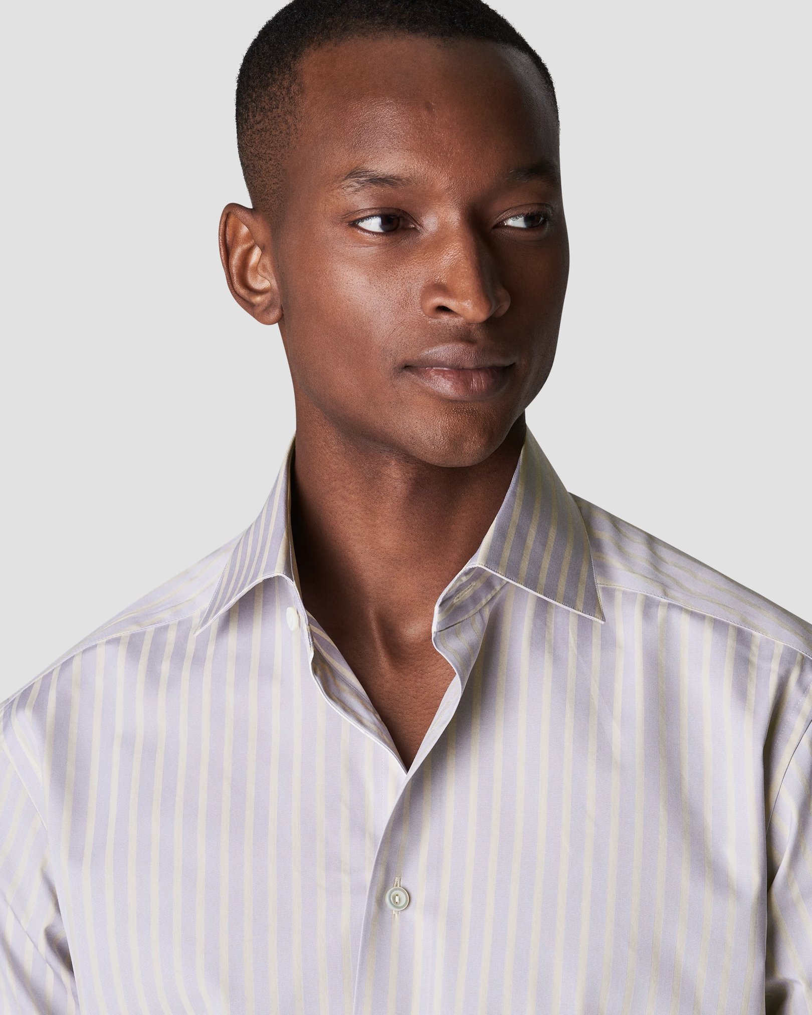Eton - light purple fine pique