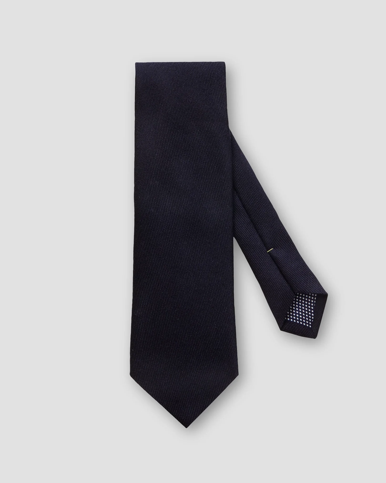 Eton - navy wool and silk tie