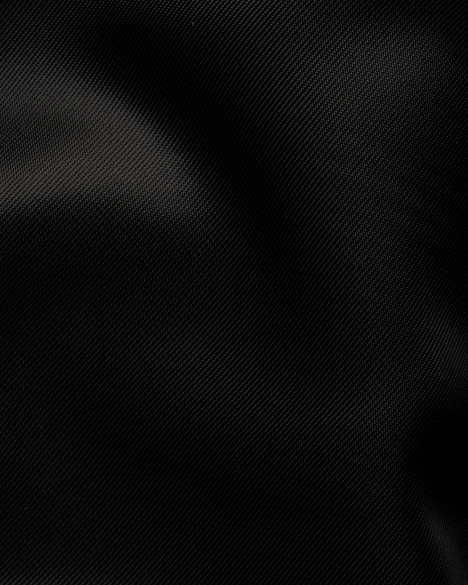 Eton - black wool harrington full zip jacket