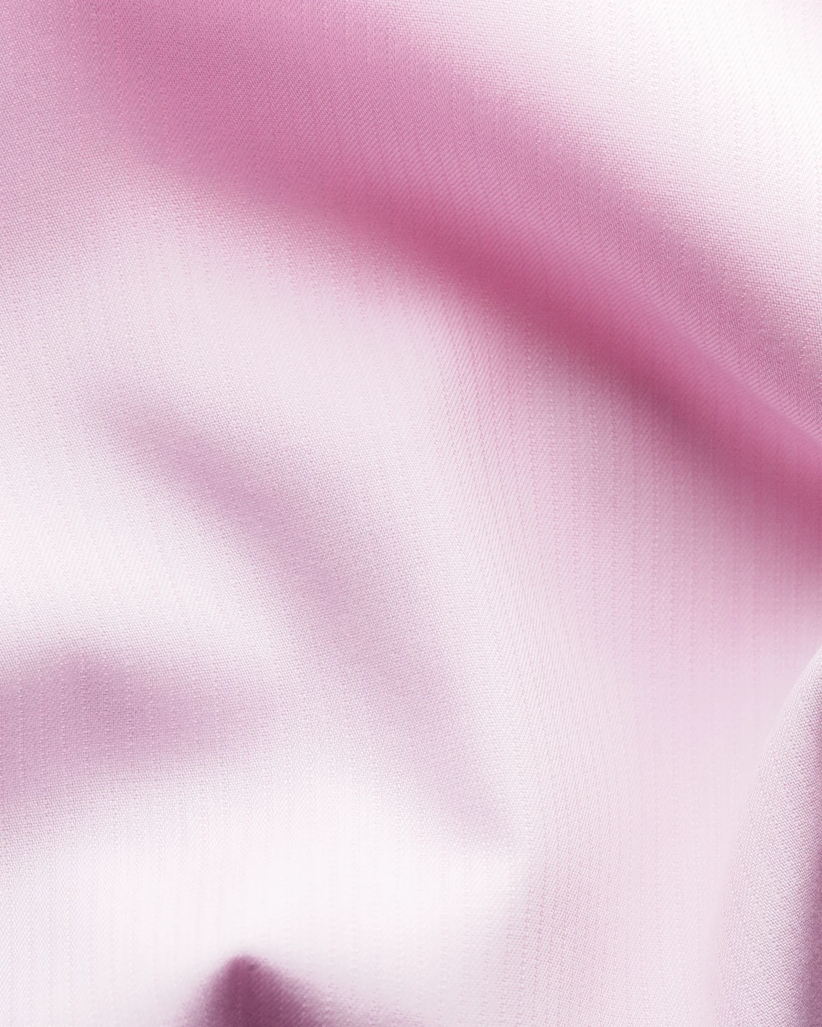 Eton - pink twill shirt cut away collar